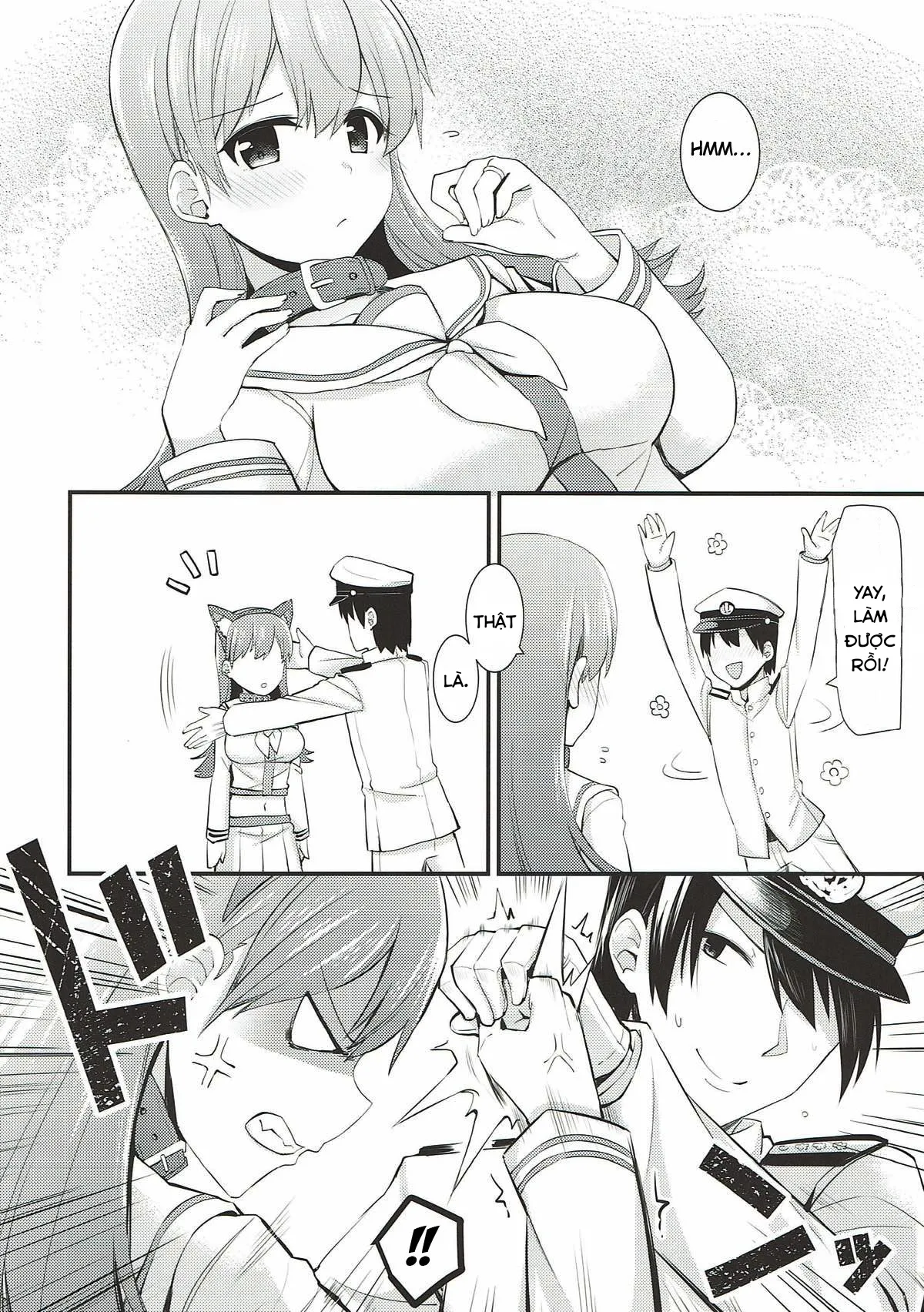 HentaiVN.net - Ảnh 8 - Ooi! Đeo tai mèo lên đi! (Kantai Collection -KanColle-) [Ooi! Nekomimi o Tsukeyou!; Ooi! Put On These Cat Ears!] - Oneshot