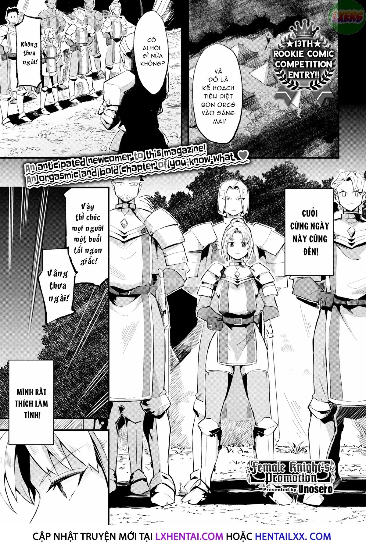 HentaiVN.net - Ảnh 5 - Sự thăng chức của nữ hiệp sỹ - Oneshot