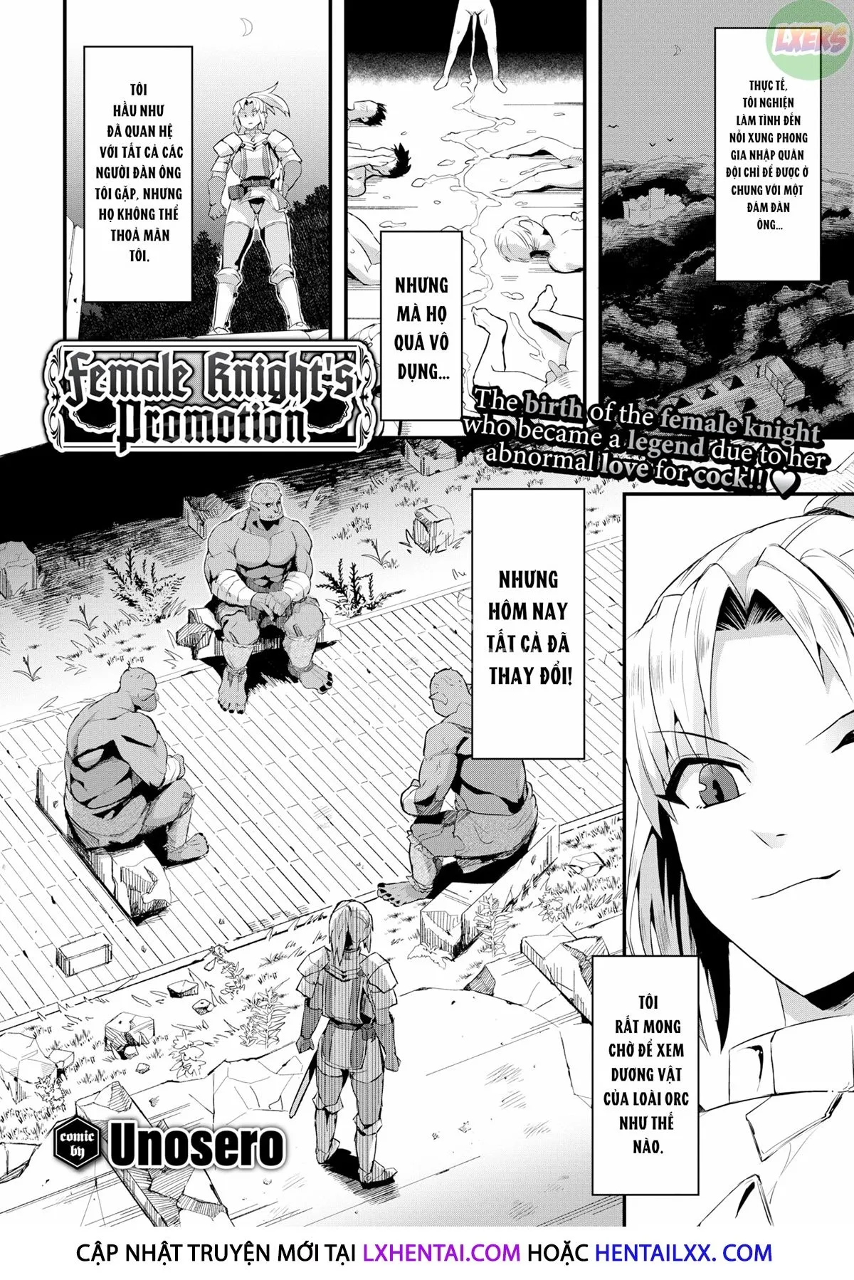 HentaiVN.net - Ảnh 6 - Sự thăng chức của nữ hiệp sỹ - Oneshot