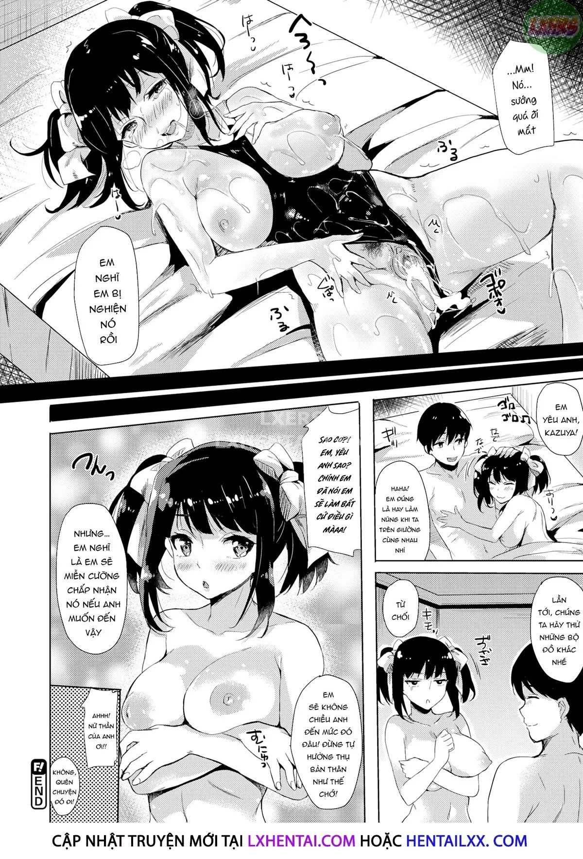HentaiVN.net - Ảnh 24 - Buổi làm tình đáng nhớ với bạn gái mặc áo tắm - Oneshot