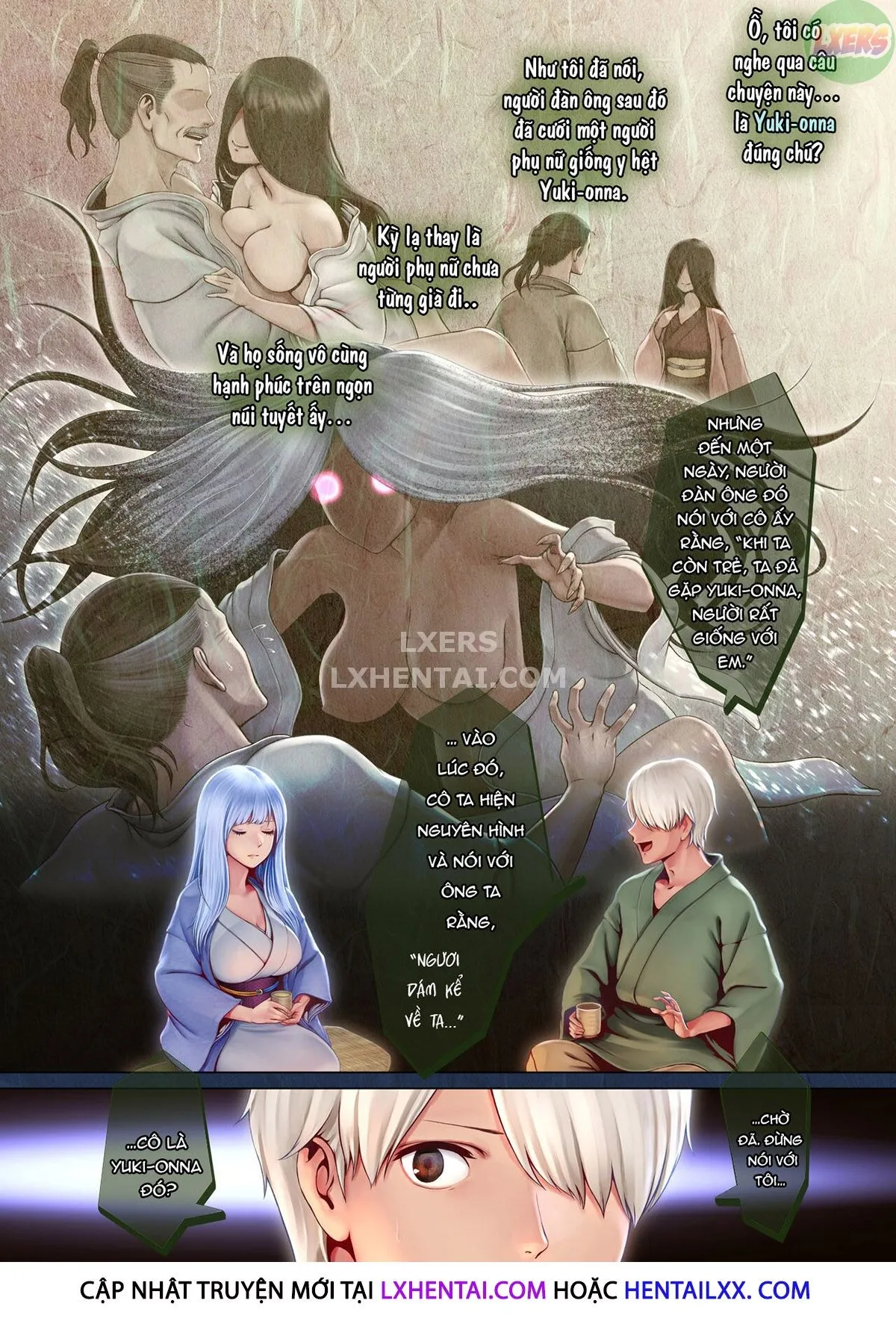 HentaiVN.net - Ảnh 11 - Setsu, The Yuki-Onna Of The Night ~Warm Her Up Lest She Freeze~ [Yotogi No Yukionna Setsu ~Atatamenai To, Koorimasu~] - Oneshot