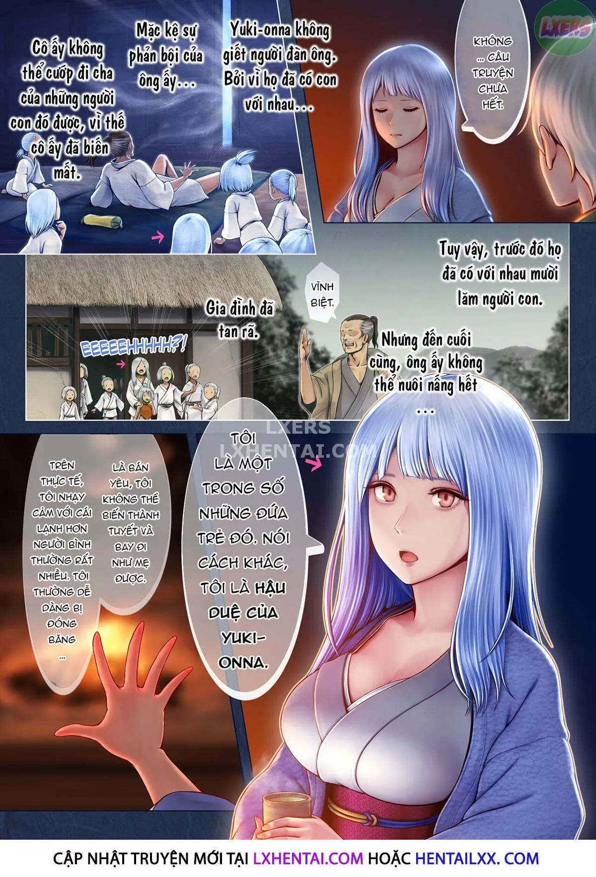 HentaiVN.net - Ảnh 12 - Setsu, The Yuki-Onna Of The Night ~Warm Her Up Lest She Freeze~ [Yotogi No Yukionna Setsu ~Atatamenai To, Koorimasu~] - Oneshot