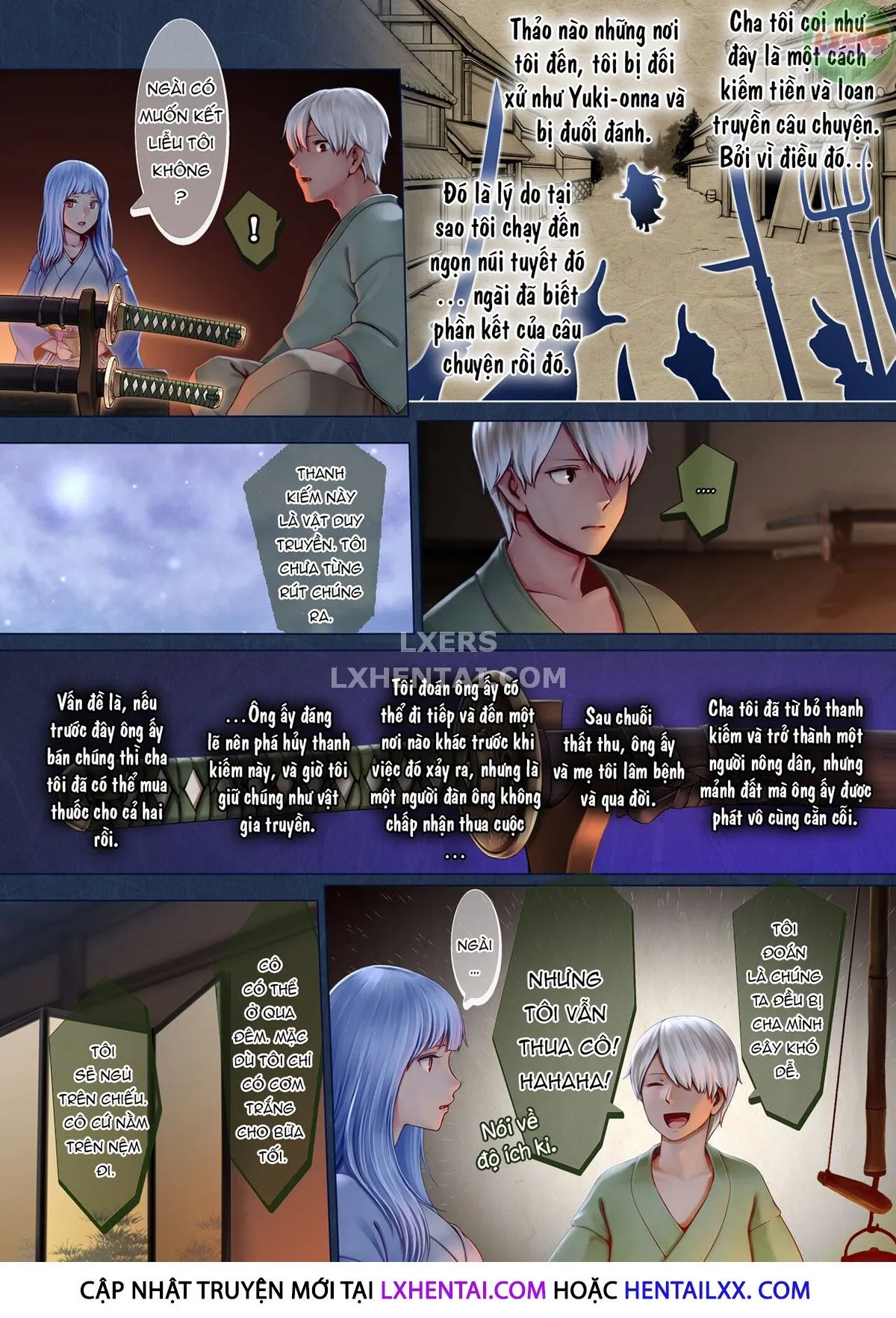 HentaiVN.net - Ảnh 13 - Setsu, The Yuki-Onna Of The Night ~Warm Her Up Lest She Freeze~ [Yotogi No Yukionna Setsu ~Atatamenai To, Koorimasu~] - Oneshot