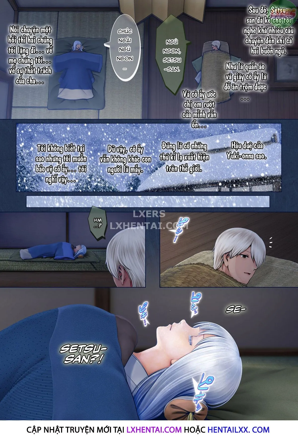 HentaiVN.net - Ảnh 14 - Setsu, The Yuki-Onna Of The Night ~Warm Her Up Lest She Freeze~ [Yotogi No Yukionna Setsu ~Atatamenai To, Koorimasu~] - Oneshot