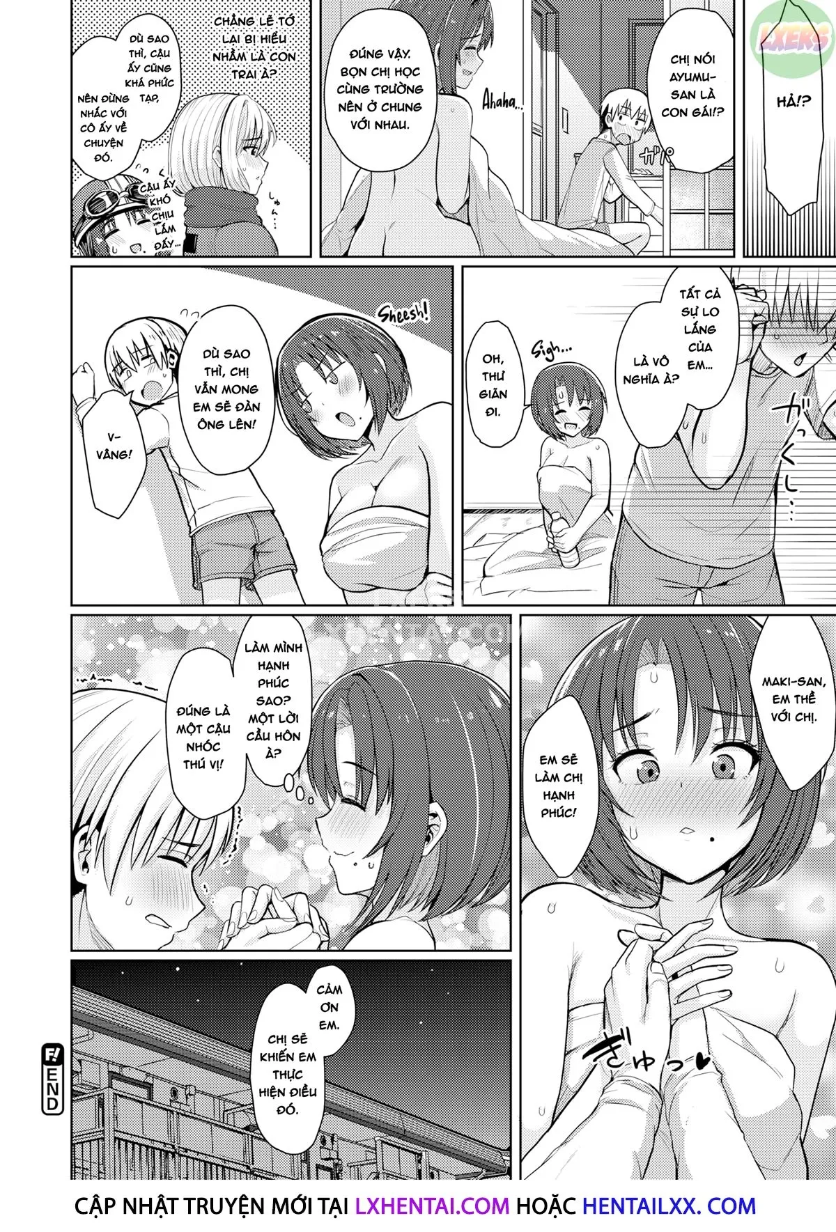 HentaiVN.net - Ảnh 24 - Chàng trai nhút nhát nói AYE trước - Oneshot