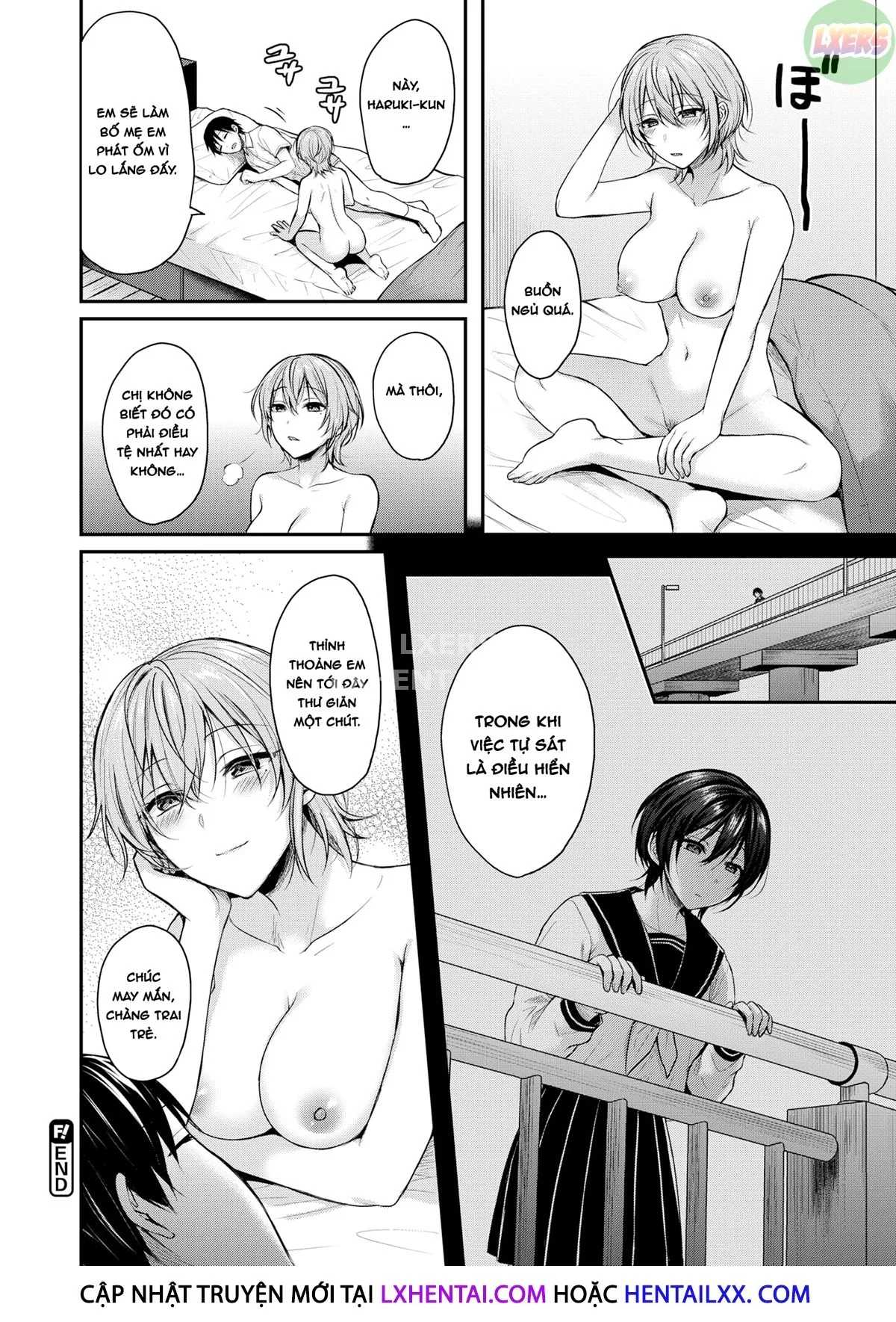 HentaiVN.net - Ảnh 24 - Chàng trai cần cù & Cô gái tầm phào - Oneshot