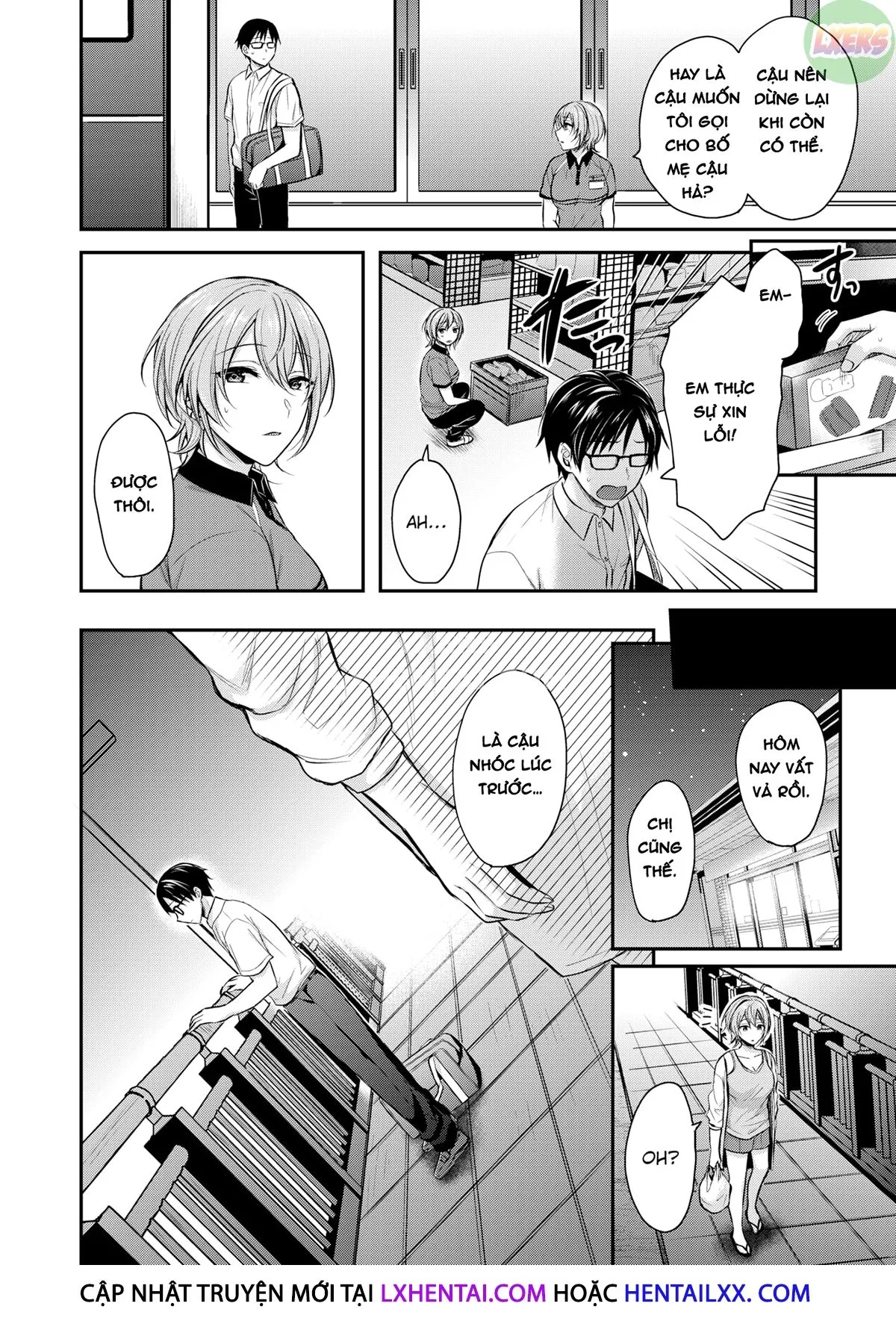 HentaiVN.net - Ảnh 6 - Chàng trai cần cù & Cô gái tầm phào - Oneshot