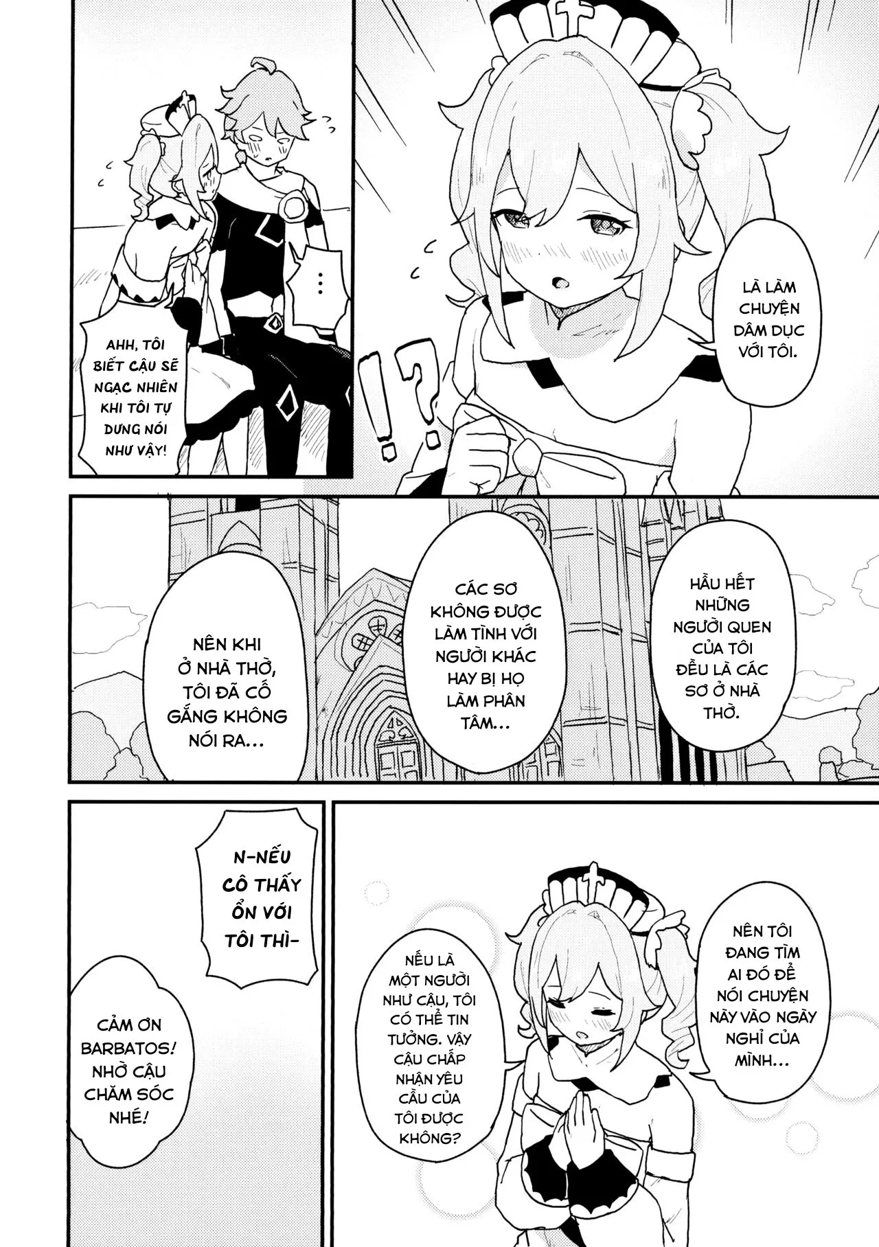 HentaiVN.net - Ảnh 4 - Seiyoku no Tsuyoi Barbara no Hanashi (Genshin Impact) [A Book About Barbara's Strong Libido] - Oneshot