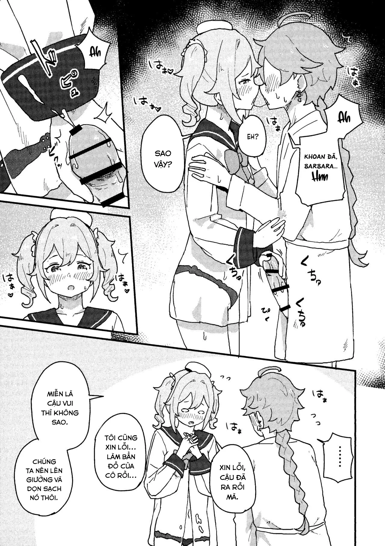 HentaiVN.net - Ảnh 7 - Seiyoku no Tsuyoi Barbara no Hanashi (Genshin Impact) [A Book About Barbara's Strong Libido] - Oneshot