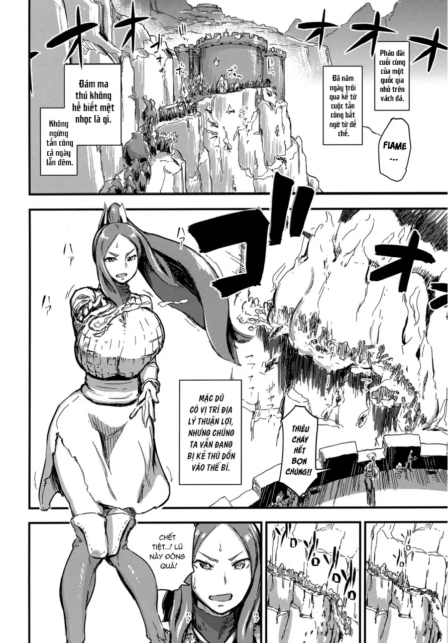 HentaiVN.net - Ảnh 5 - Majuu Teikoku Hishi Otto no Tame ni Kairaku Goumon ni Taeru Boukoku no Ouhi - Oneshot