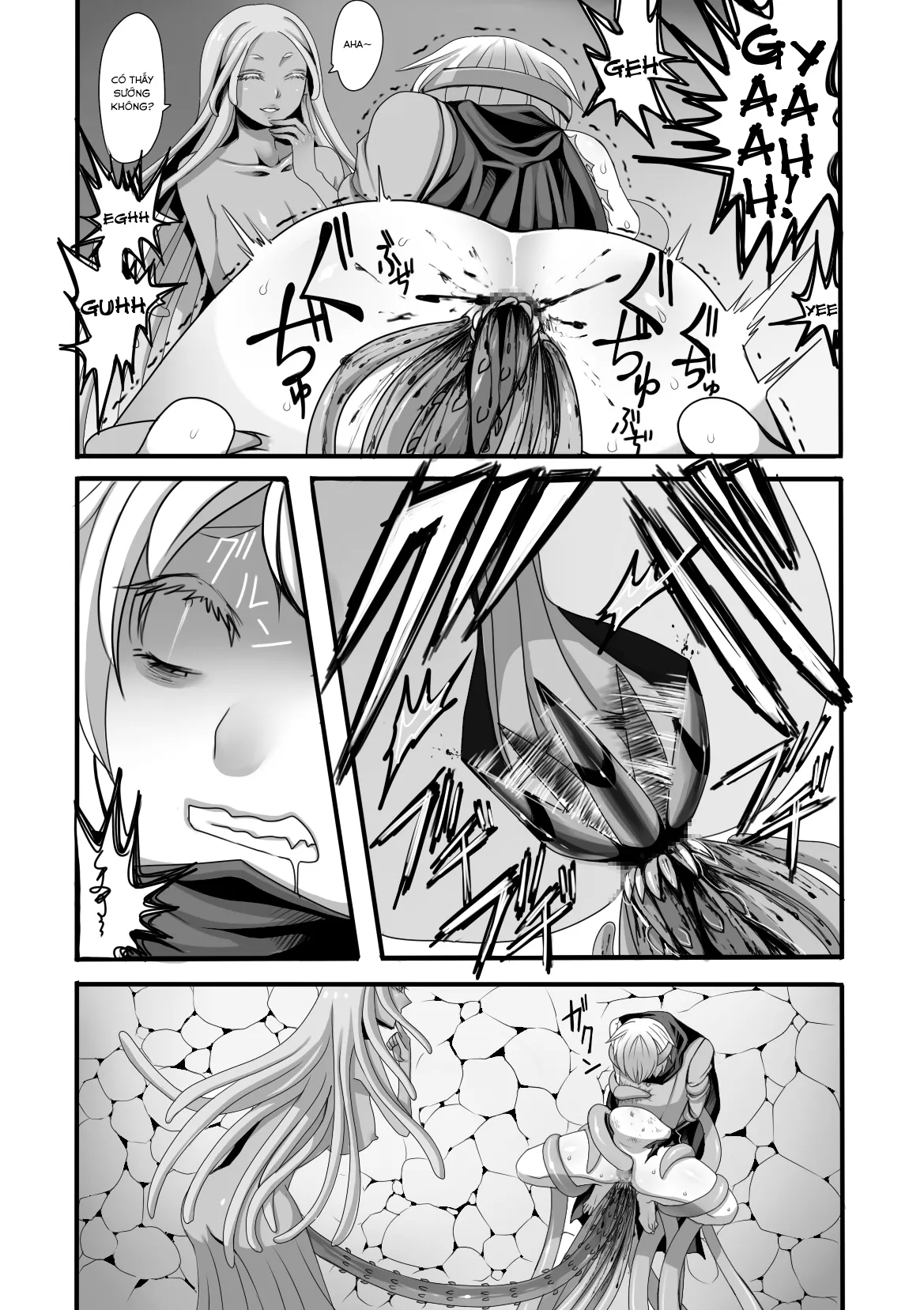 HentaiVN.net - Ảnh 12 - Quái vật, anh hùng và pháp sư [Shokushu to Yuusha to Mahoutsukai; The Tentacles, the Hero, and the Mage] - Oneshot