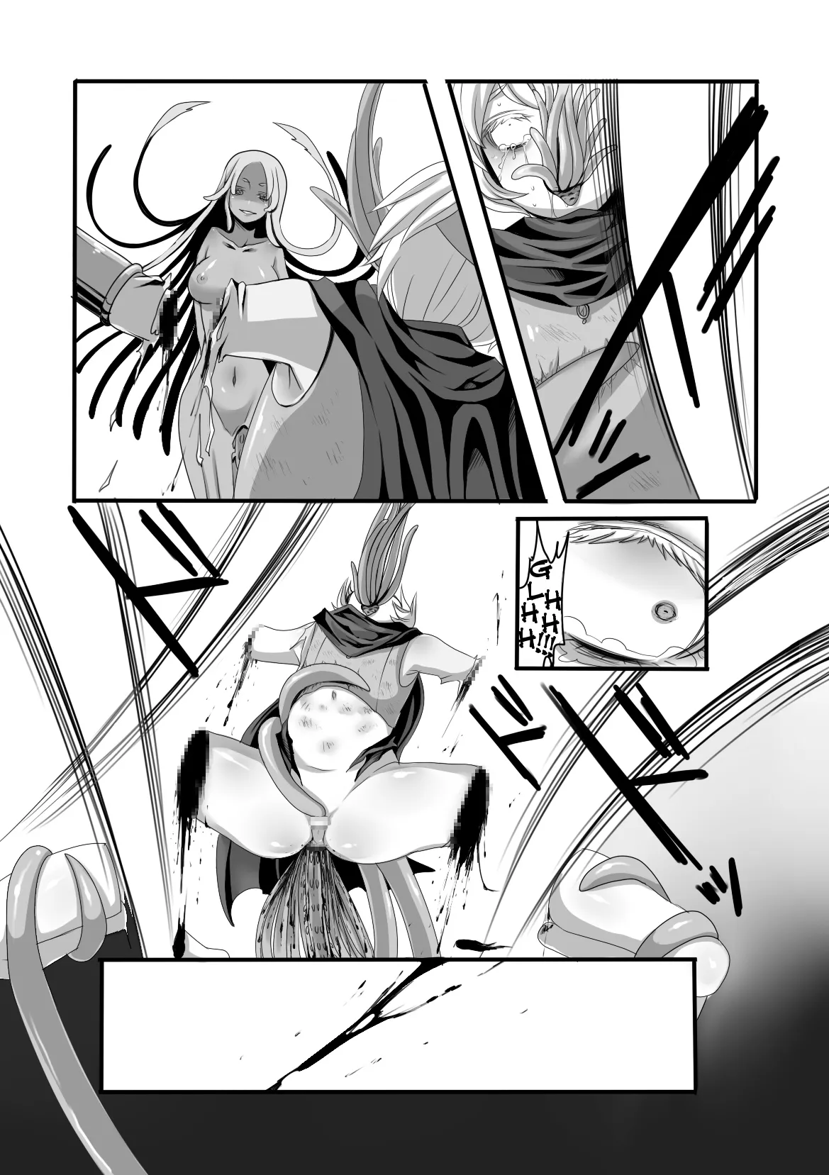 HentaiVN.net - Ảnh 15 - Quái vật, anh hùng và pháp sư [Shokushu to Yuusha to Mahoutsukai; The Tentacles, the Hero, and the Mage] - Oneshot
