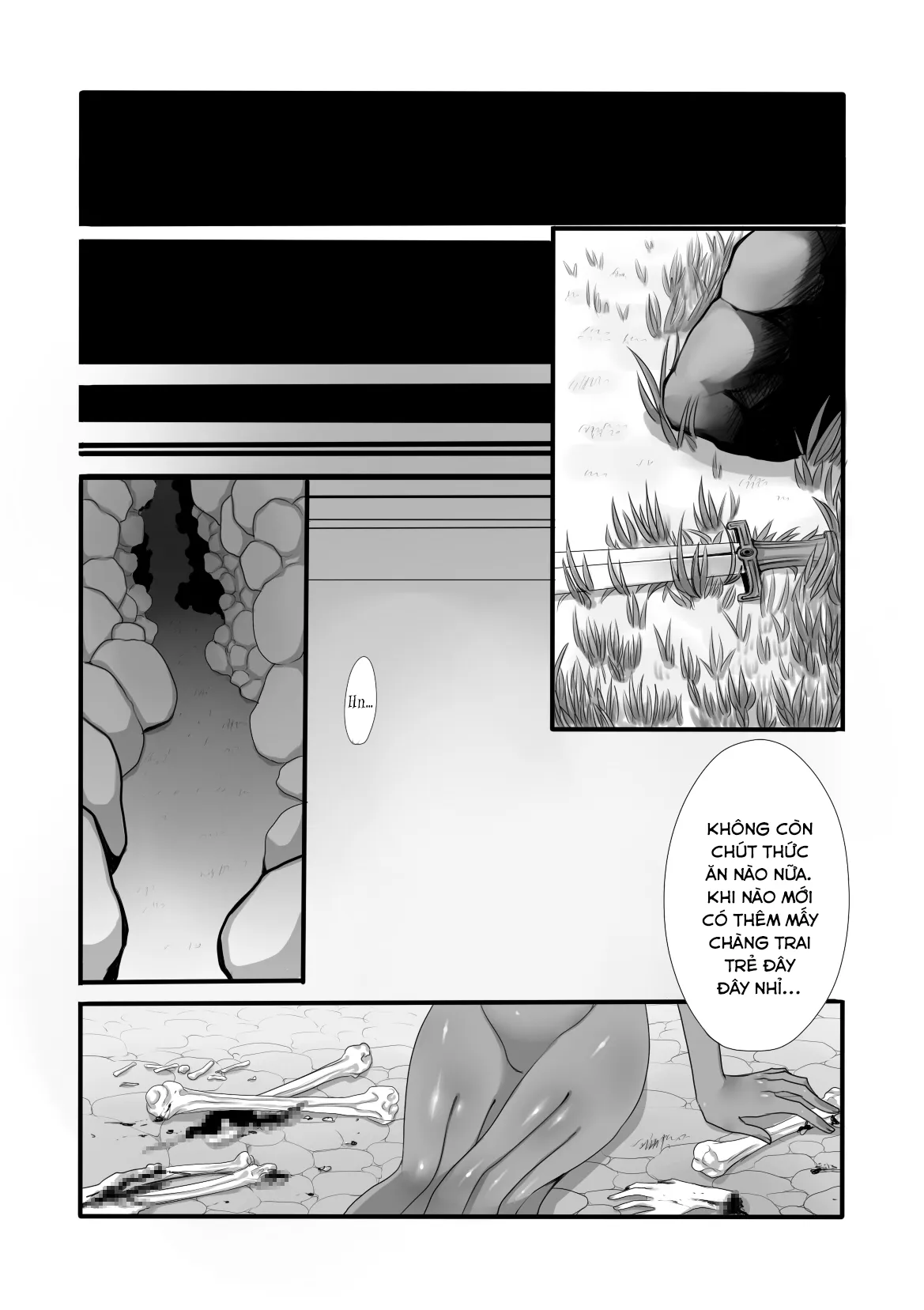 HentaiVN.net - Ảnh 29 - Quái vật, anh hùng và pháp sư [Shokushu to Yuusha to Mahoutsukai; The Tentacles, the Hero, and the Mage] - Oneshot