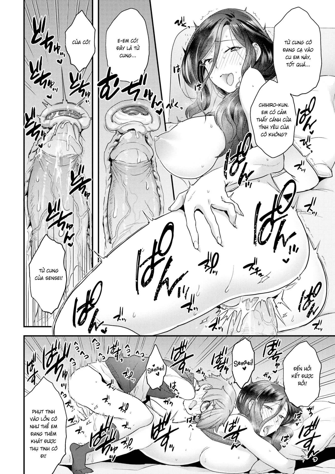 HentaiVN.net - Ảnh 16 - Cố lên nào chú bé đần của tôi! - Oneshot cà phê sữa