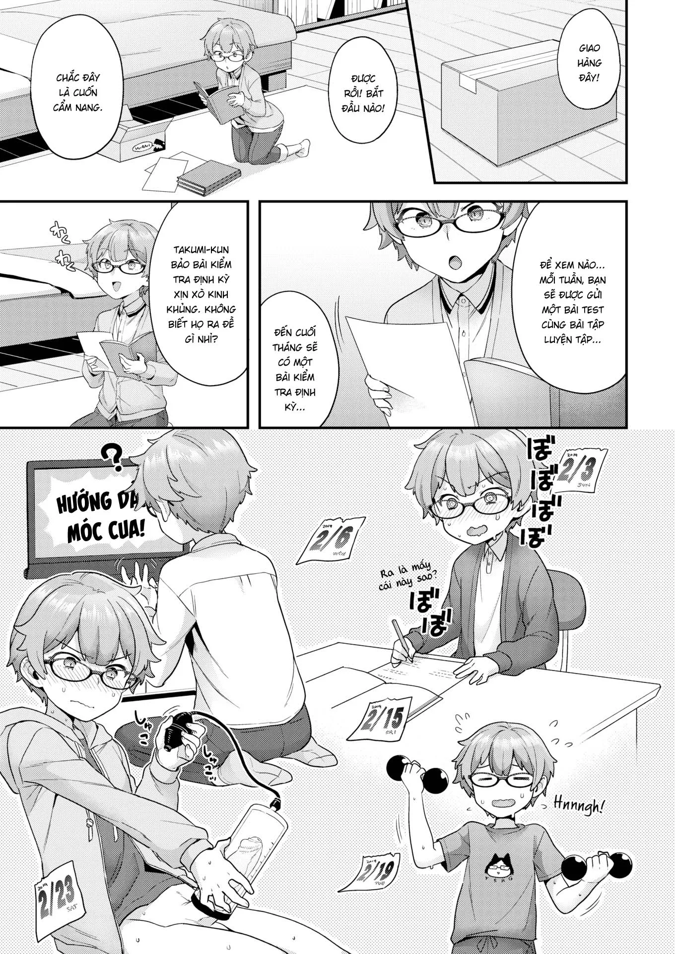 HentaiVN.net - Ảnh 3 - Cố lên nào chú bé đần của tôi! - Oneshot cà phê sữa
