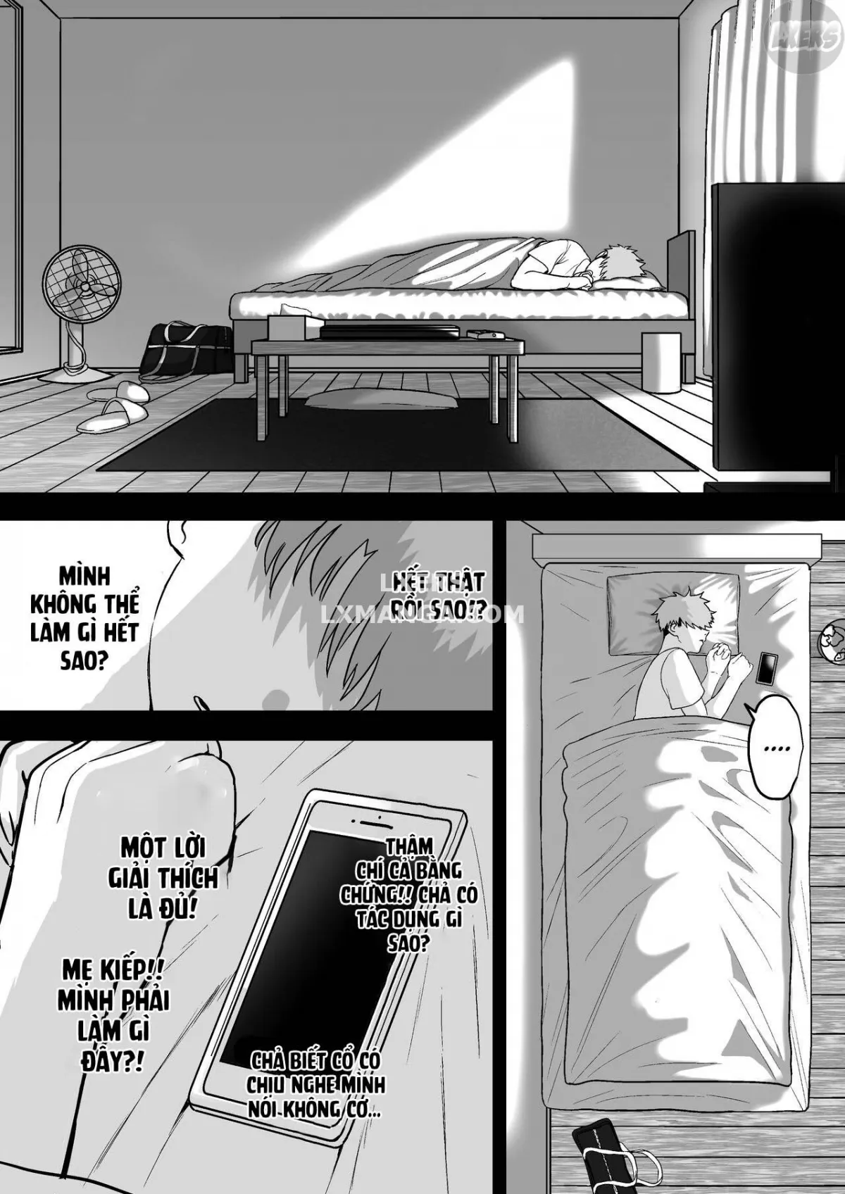 HentaiVN.net - Ảnh 10 - Itabasami na Wakachi Ai [板 挟 み な 分 か ち 愛] - Chap 4