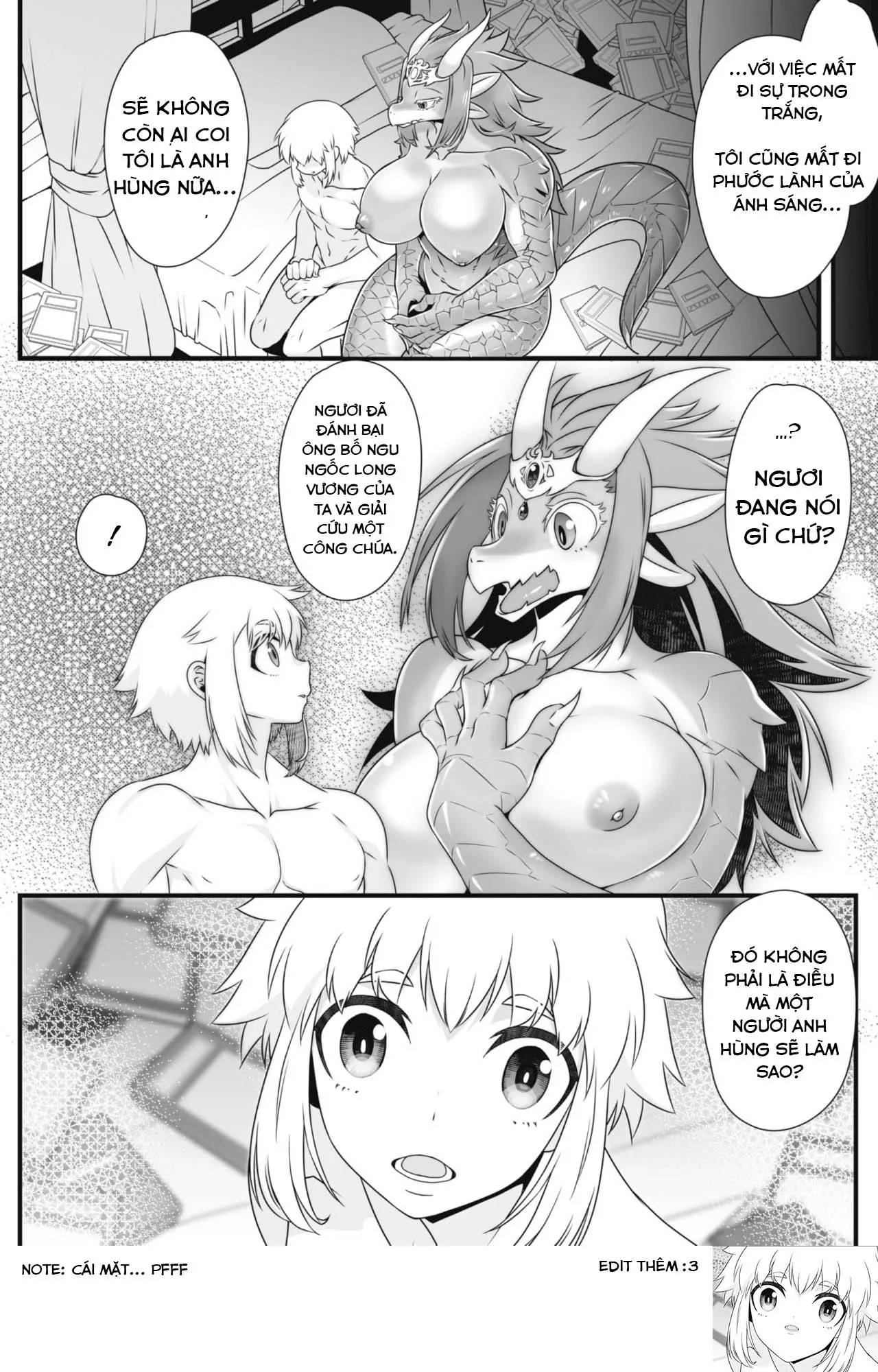 HentaiVN.net - Ảnh 16 - Giết rồng để cưới rồng [I defeated the Dragon King and got a princess] - Oneshot