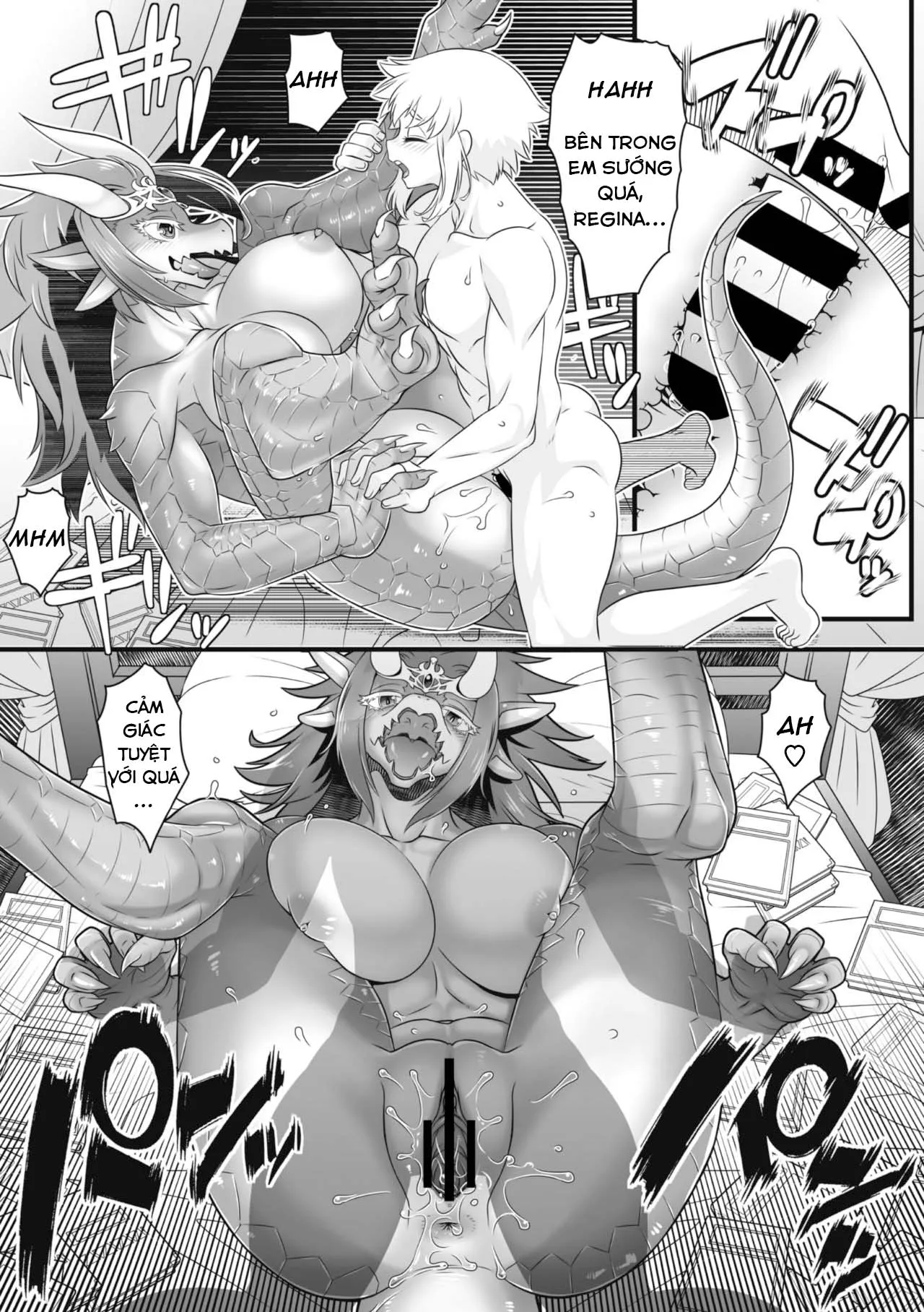 HentaiVN.net - Ảnh 21 - Giết rồng để cưới rồng [I defeated the Dragon King and got a princess] - Oneshot