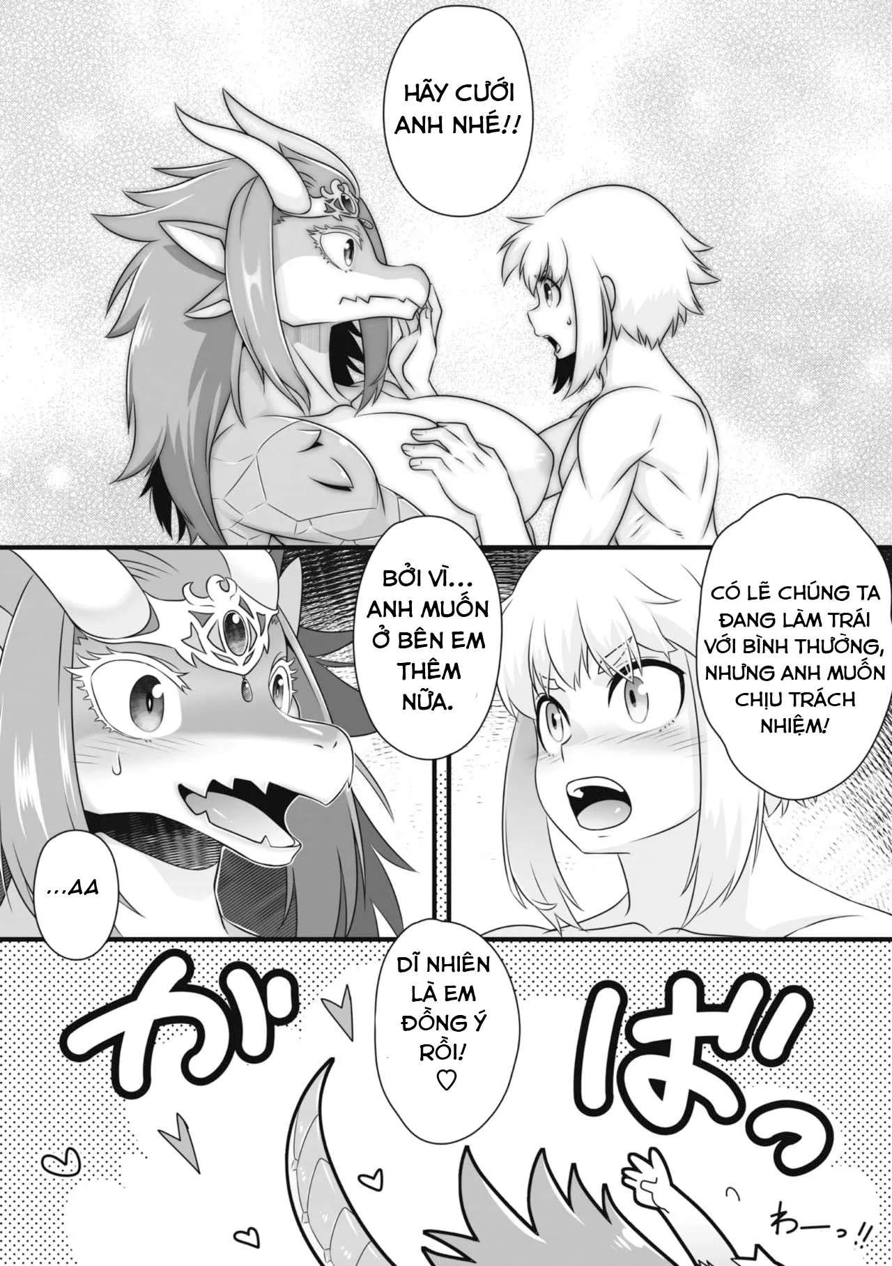 HentaiVN.net - Ảnh 27 - Giết rồng để cưới rồng [I defeated the Dragon King and got a princess] - Oneshot