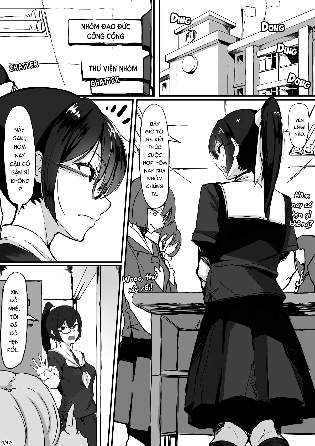 HentaiVN.net - Ảnh 3 - Fuuki Iinchou Wa Kusuri Ni Yowai - Chap 2