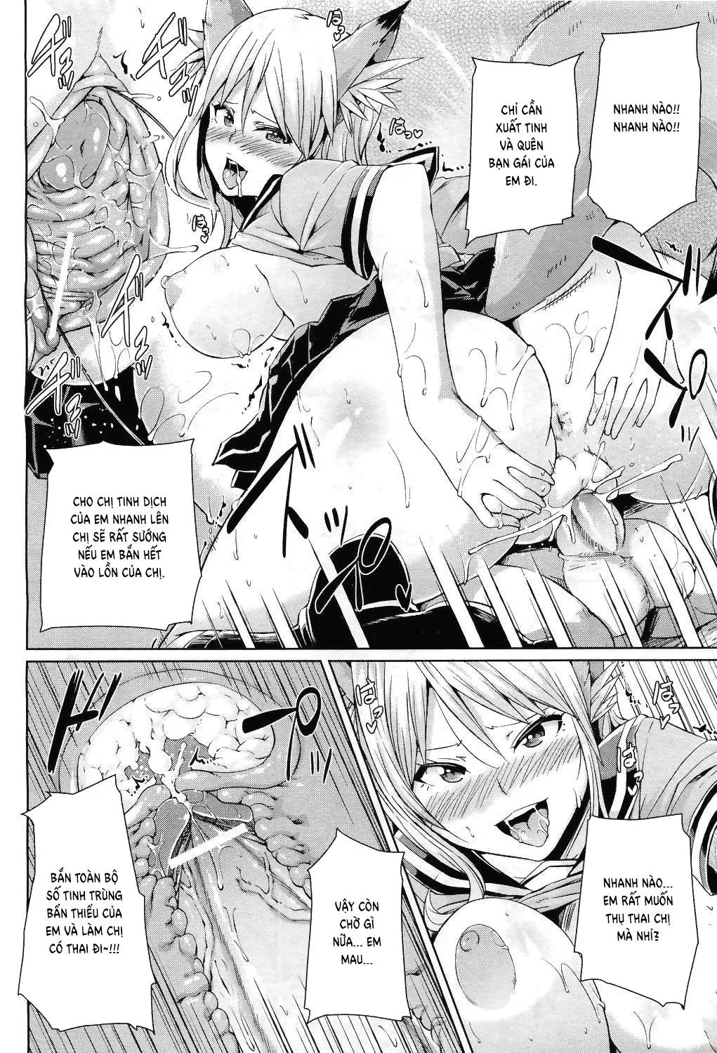 HentaiVN.net - Ảnh 14 - The Fox's Sexual Misconduct [Kitsune no Sei Hikou] - Oneshot