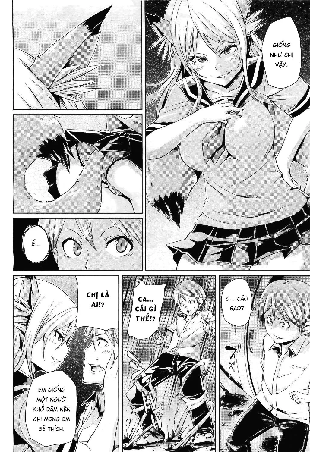 HentaiVN.net - Ảnh 4 - The Fox's Sexual Misconduct [Kitsune no Sei Hikou] - Oneshot
