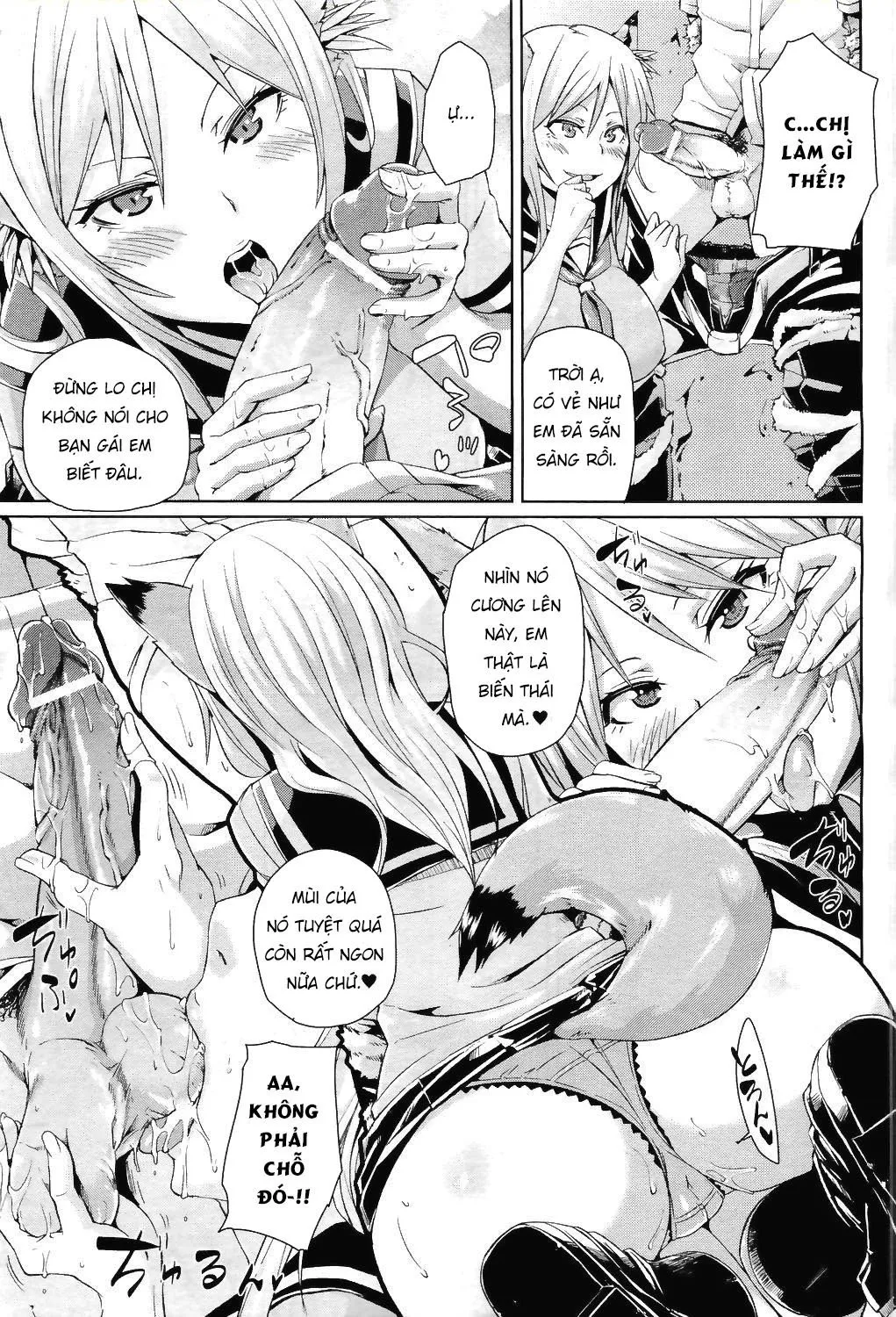 HentaiVN.net - Ảnh 5 - The Fox's Sexual Misconduct [Kitsune no Sei Hikou] - Oneshot
