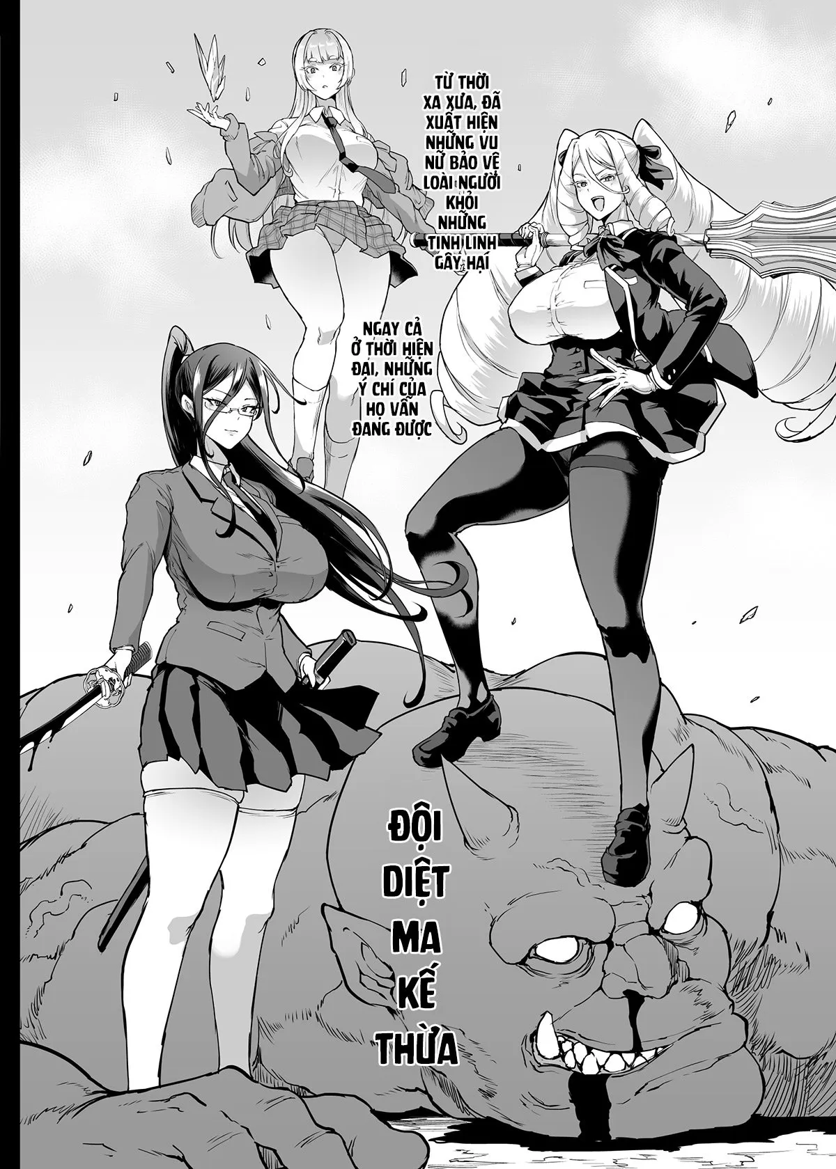 HentaiVN.net - Ảnh 3 - JK Taimabu Season 3 [JK退魔部 Season3] - Chương 01