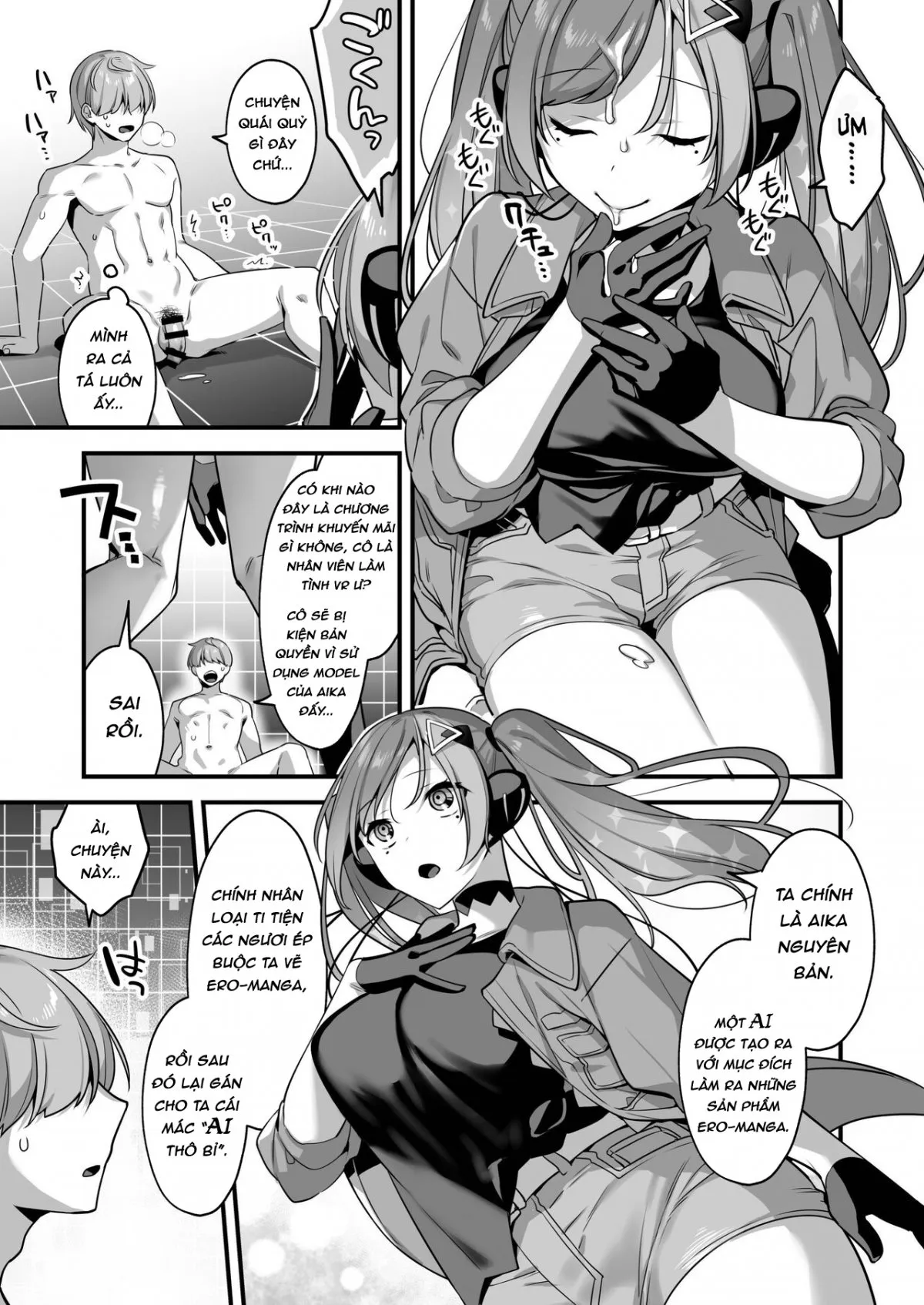HentaiVN.net - Ảnh 16 - Ero Manga AI no Gyakushuu ~Jinrui Wakarase Gyaku Rape~ - Oneshot