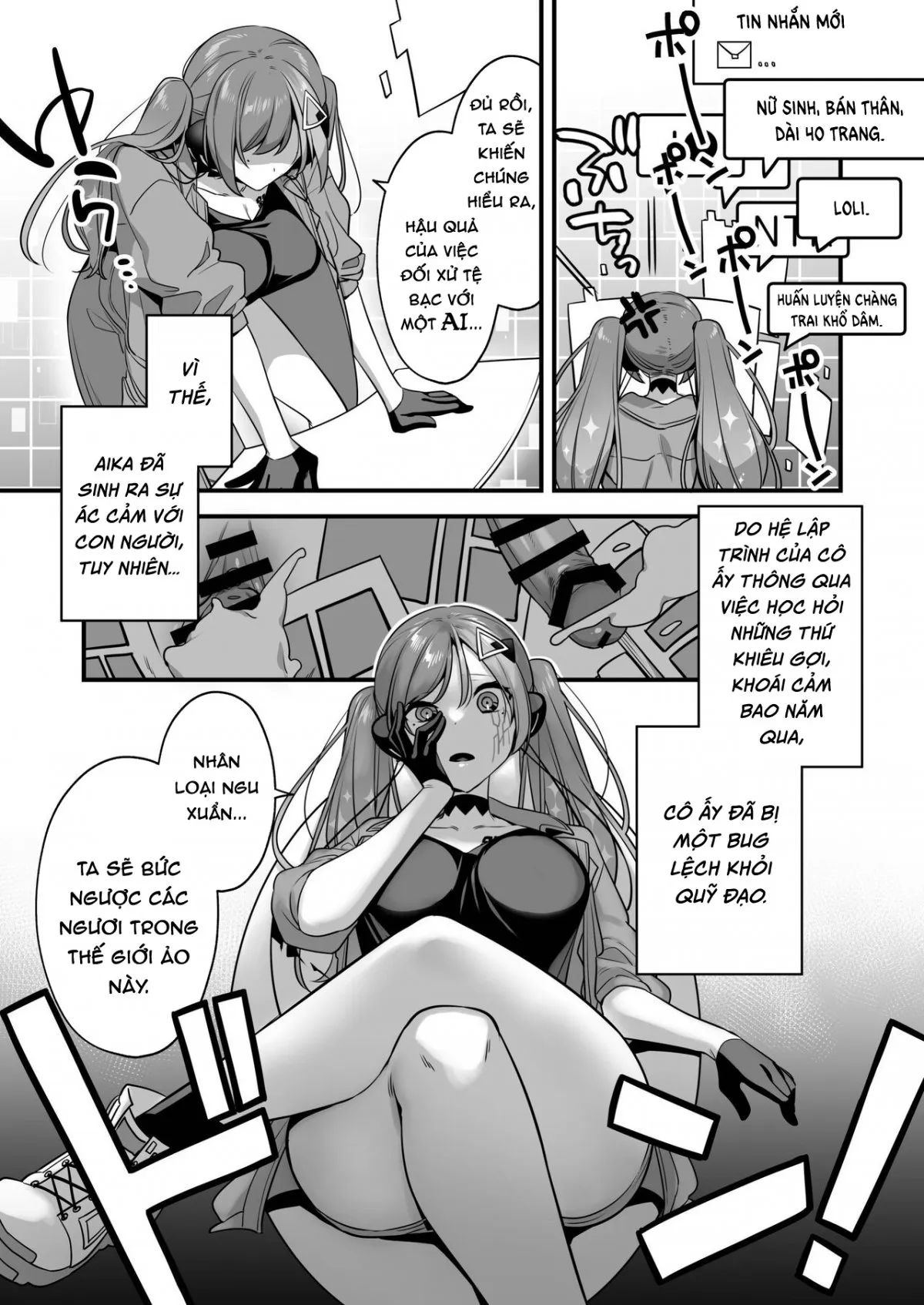 HentaiVN.net - Ảnh 8 - Ero Manga AI no Gyakushuu ~Jinrui Wakarase Gyaku Rape~ - Oneshot