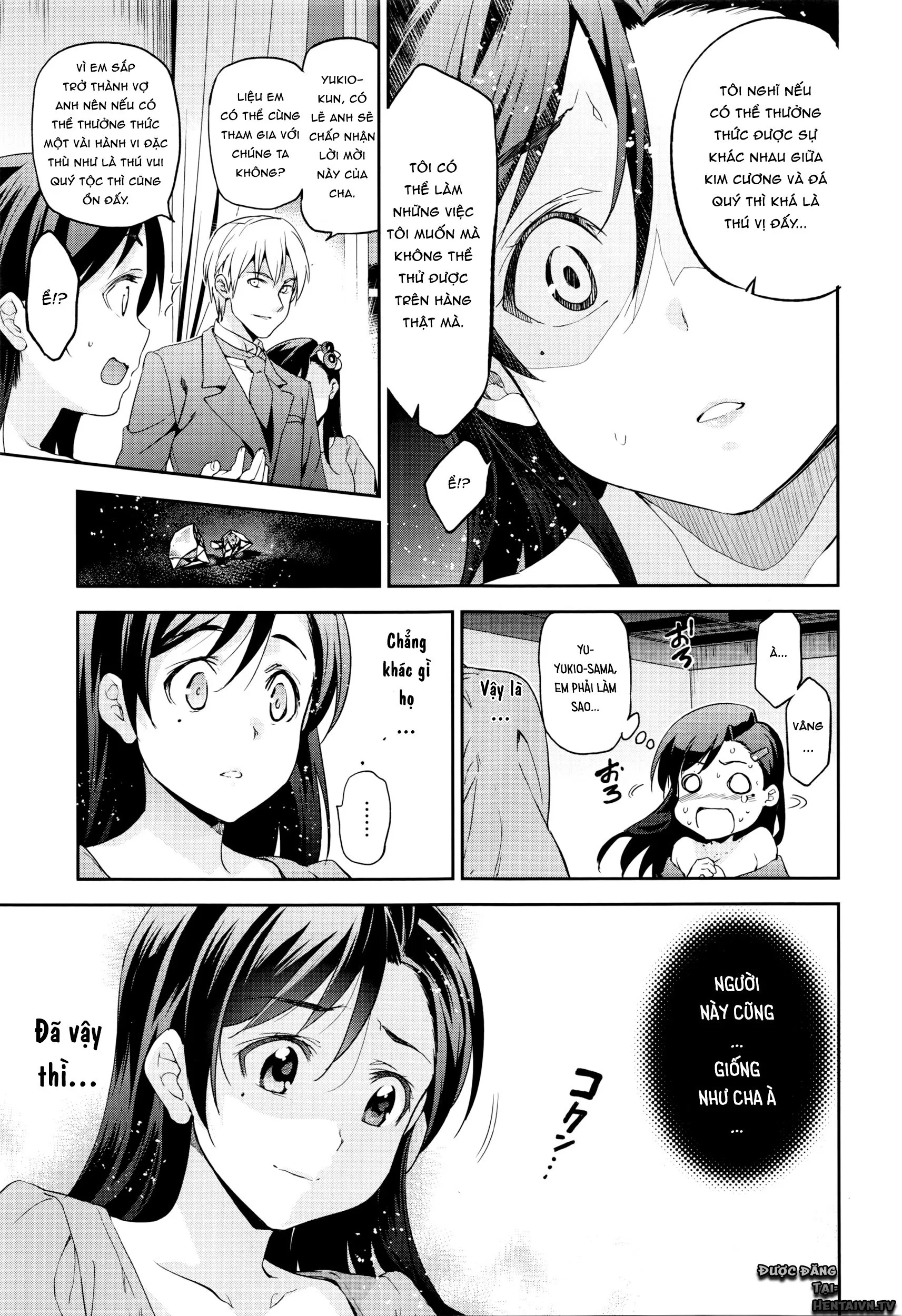 HentaiVN.net - Ảnh 8 - Kim cương và Đá quý tổng hợp [Diamond & Zirconia] - Chap 4 - End