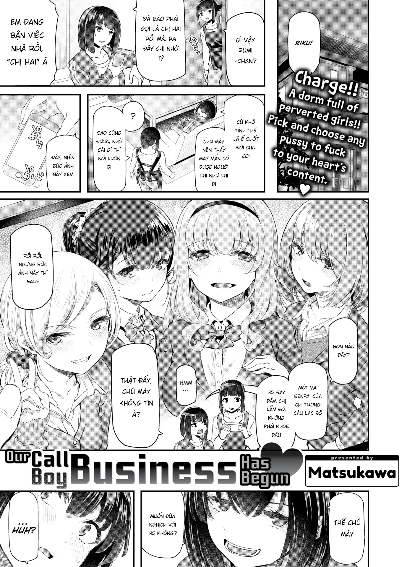HentaiVN.net - Ảnh 2 - Our Call Boy Business Has Begun ❤ - Oneshot