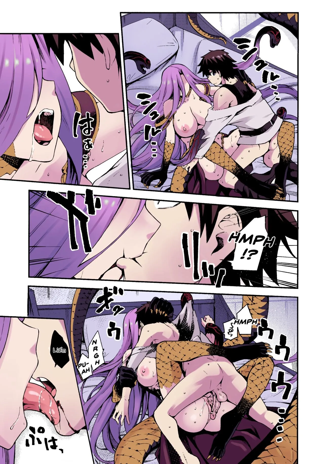 HentaiVN.net - Ảnh 22 - Bản năng của nữ xà thần [Hebigami no Honnou | The Snake Goddesses Instinct] - Bản full màu [Không che]