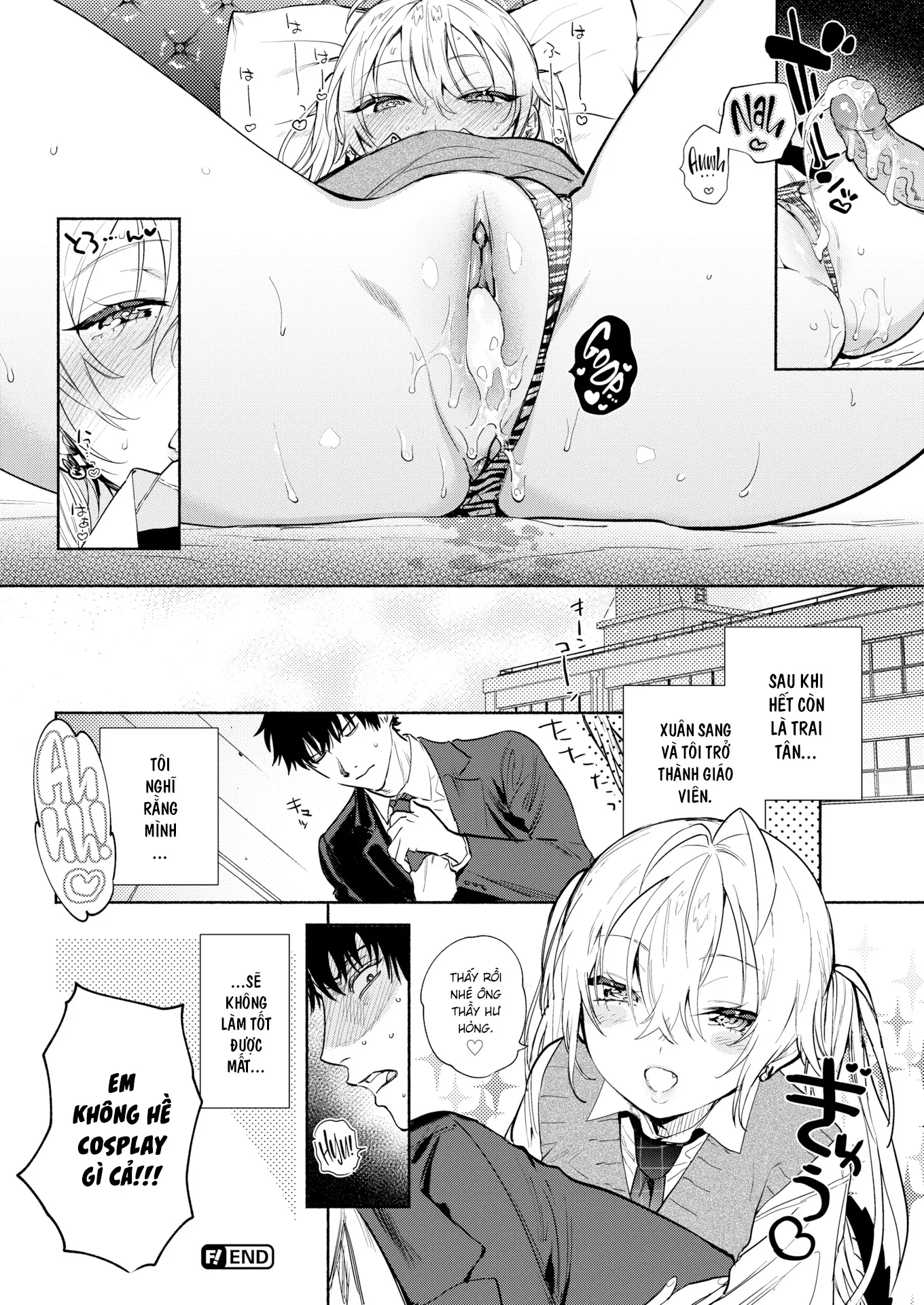 HentaiVN.net - Ảnh 18 - Cơn Sốt Đêm Với Sensei - Chap 1
