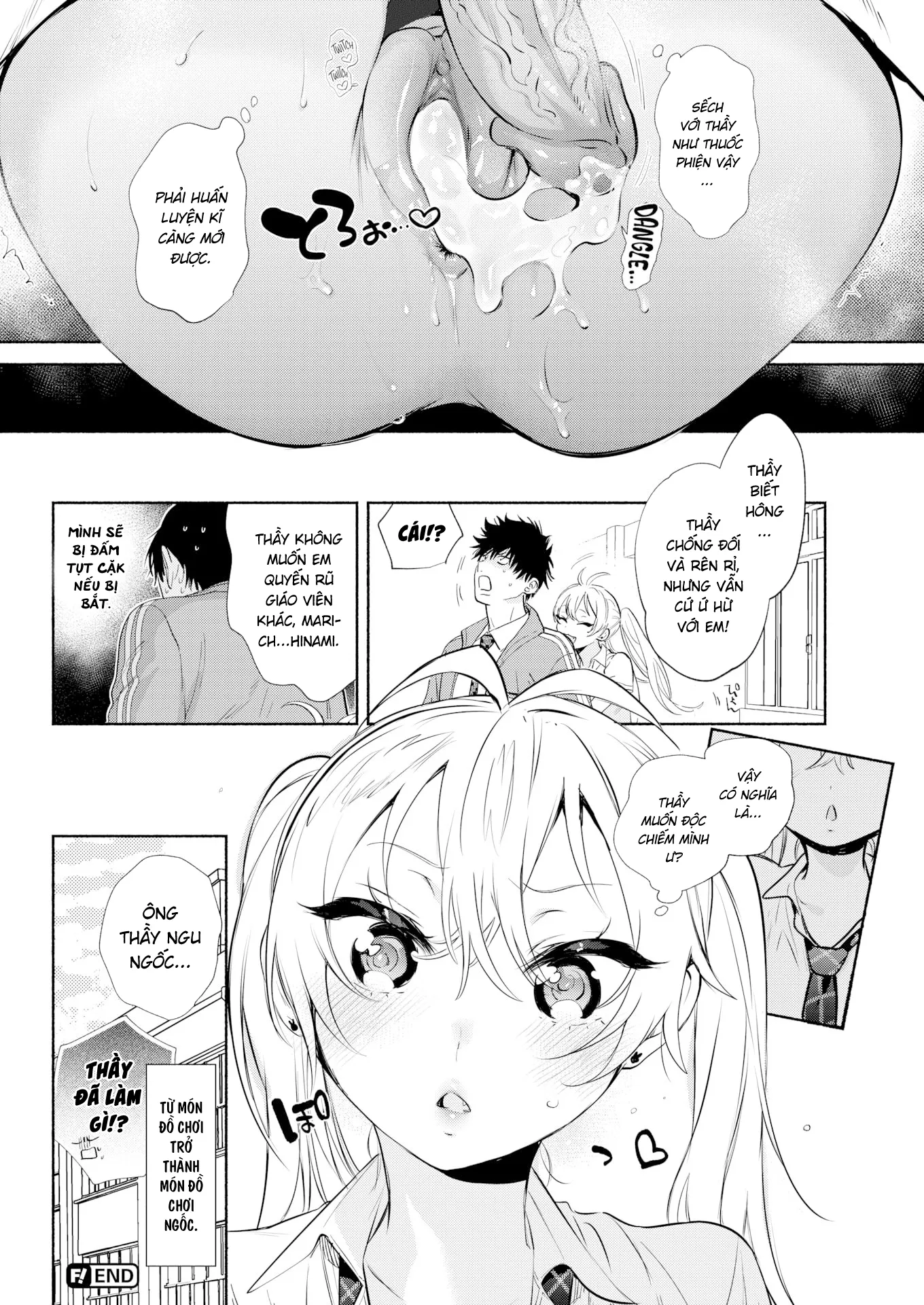 HentaiVN.net - Ảnh 16 - Cơn Sốt Đêm Với Sensei - Chap 2: End
