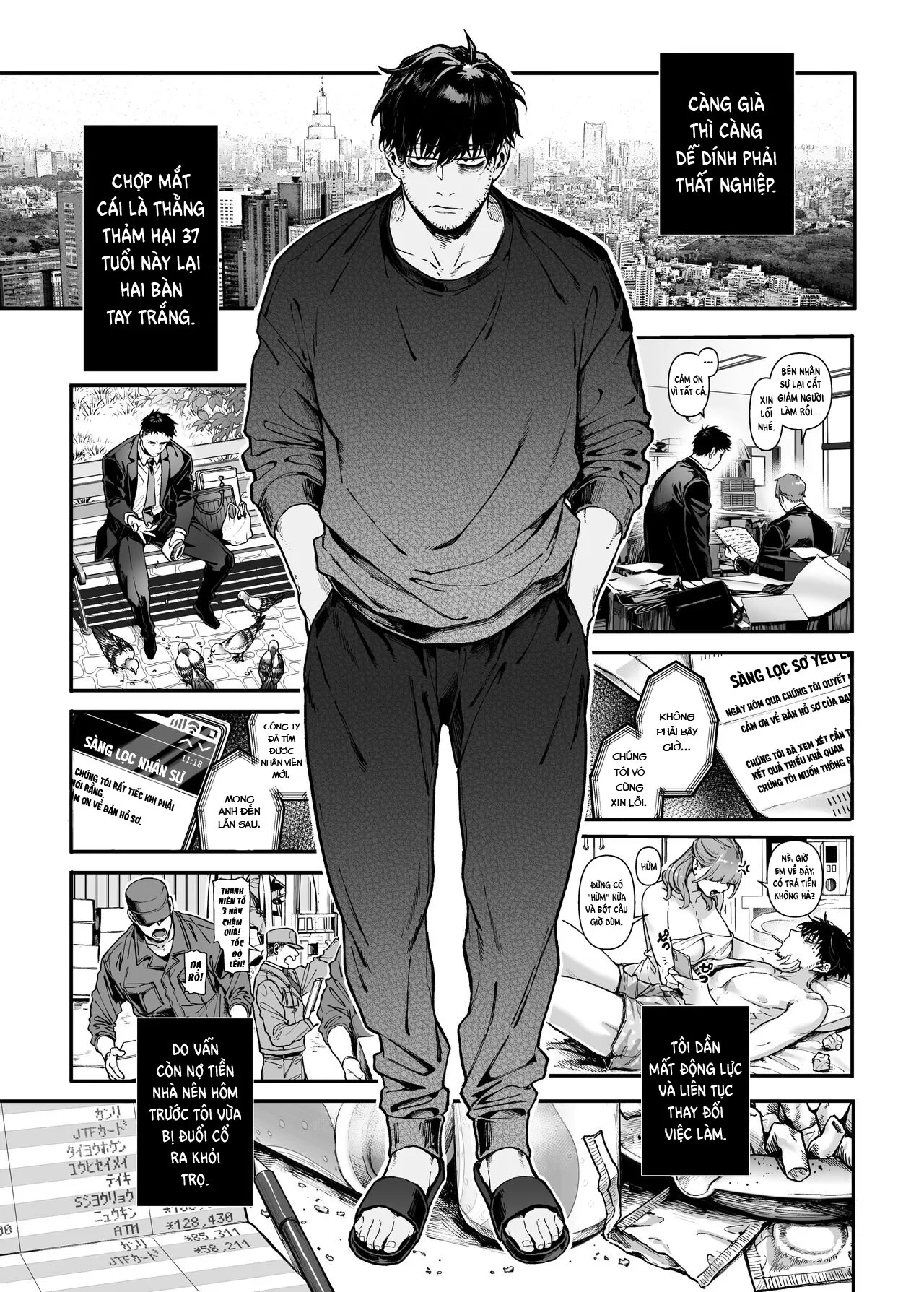 HentaiVN.net - Ảnh 3 - Nàng K Và Kẻ Bất Hạnh [K-ko to Yami Oji, K子と病みおじ, Lady K & the Sick Man] - Chap 1: Ngày tôi gặp em