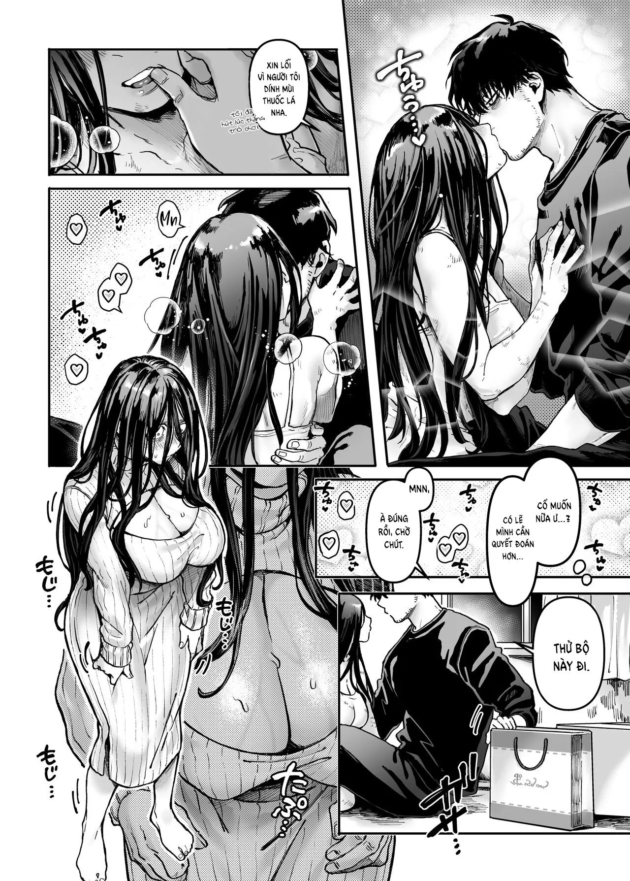 HentaiVN.net - Ảnh 3 - Nàng K Và Kẻ Bất Hạnh [K-ko to Yami Oji, K子と病みおじ, Lady K & the Sick Man] - Chap 2: Tôi yêu em