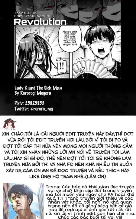 HentaiVN.net - Ảnh 30 - Nàng K Và Kẻ Bất Hạnh [K-ko to Yami Oji, K子と病みおじ, Lady K & the Sick Man] - Chap 3: Extra
