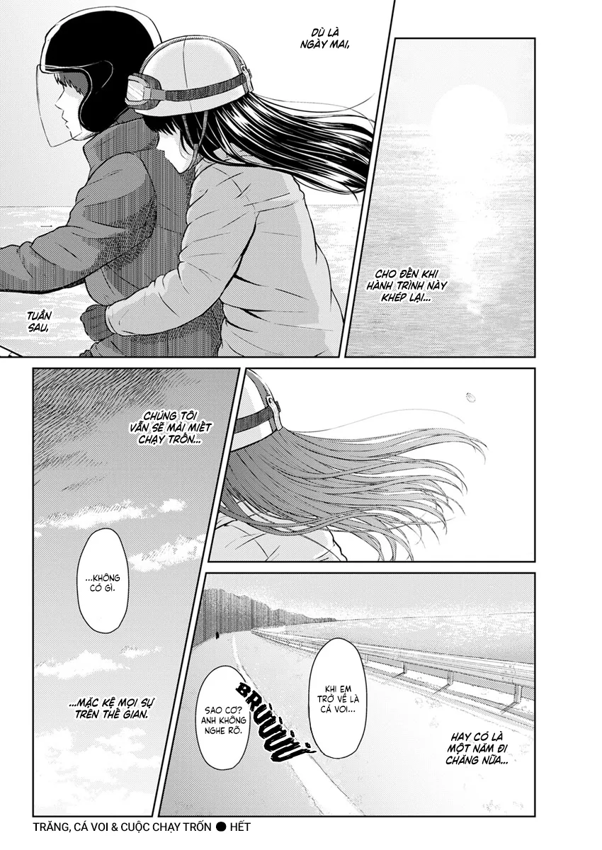 HentaiVN.net - Ảnh 20 - Trăng, Cá Voi & Cuộc Chạy Trốn [月とクジラと逃避行; Tsuki to Kujira to Tohiko; The Moon, The Whale, and The Escapade; Chạy Trốn Cùng Trăng Và Cá Voi] - Oneshot