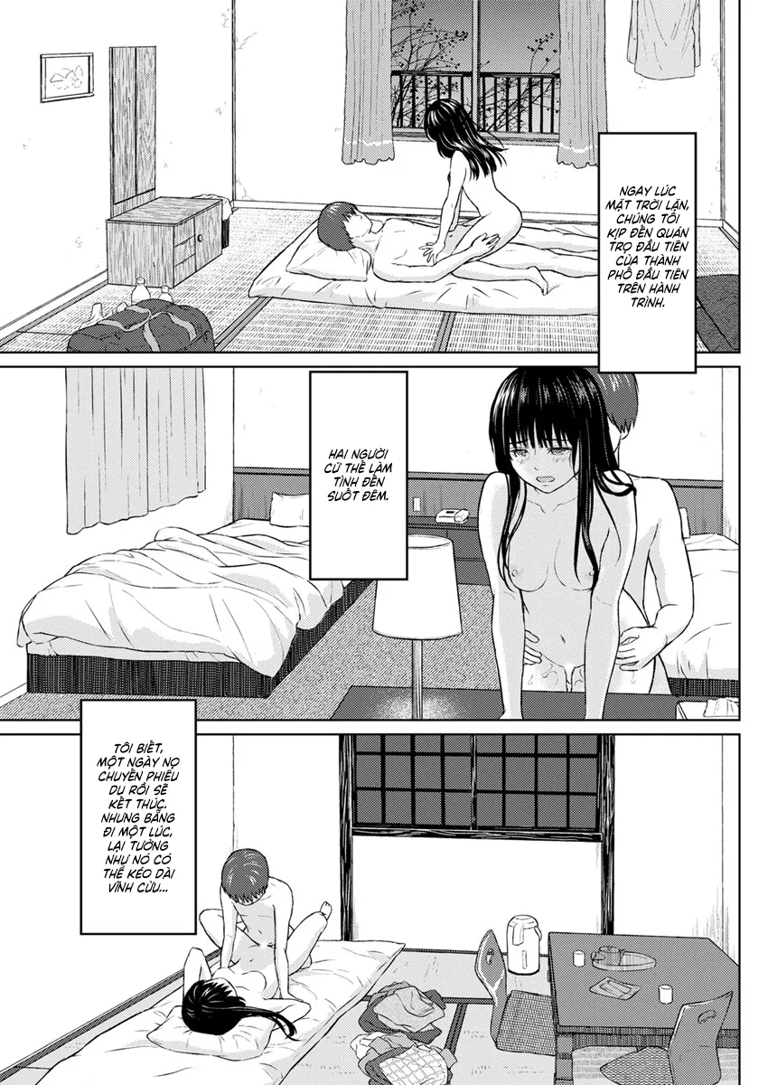 HentaiVN.net - Ảnh 7 - Trăng, Cá Voi & Cuộc Chạy Trốn [月とクジラと逃避行; Tsuki to Kujira to Tohiko; The Moon, The Whale, and The Escapade; Chạy Trốn Cùng Trăng Và Cá Voi] - Oneshot