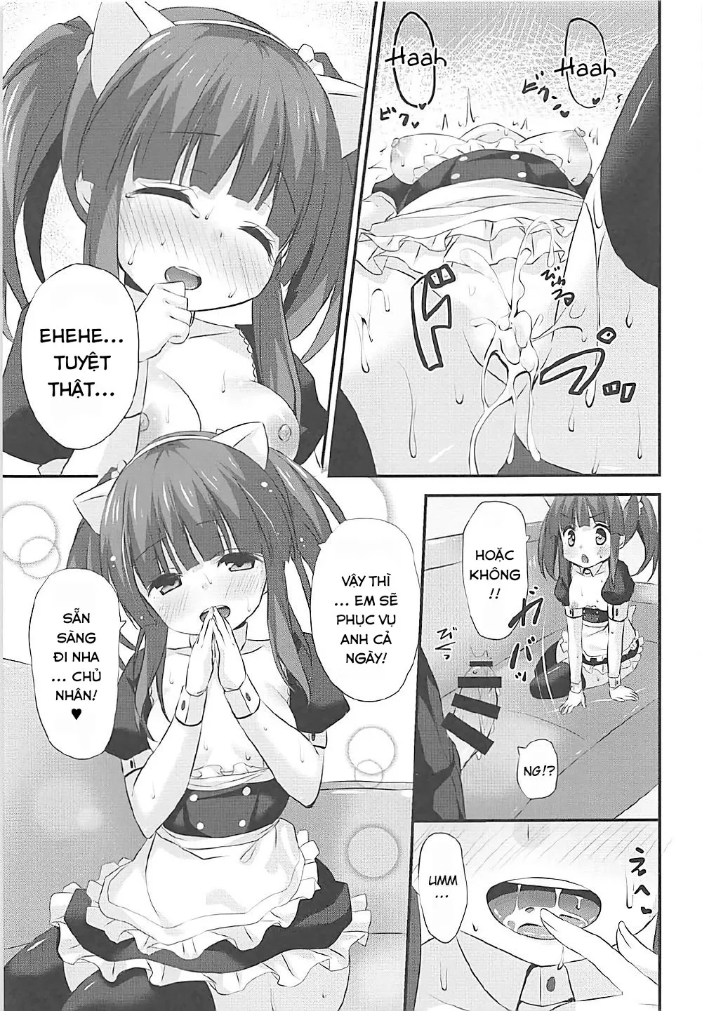 HentaiVN.net - Ảnh 25 - Tai mèo, hầu gái và làm tình với Chieri.(THE IDOLM@STER CINDERELLA GIRLS) [Nekomimi to Maid to Chieri to Ecchi; Cat Ears, Maid, and Sex with Chieri] - Oneshot