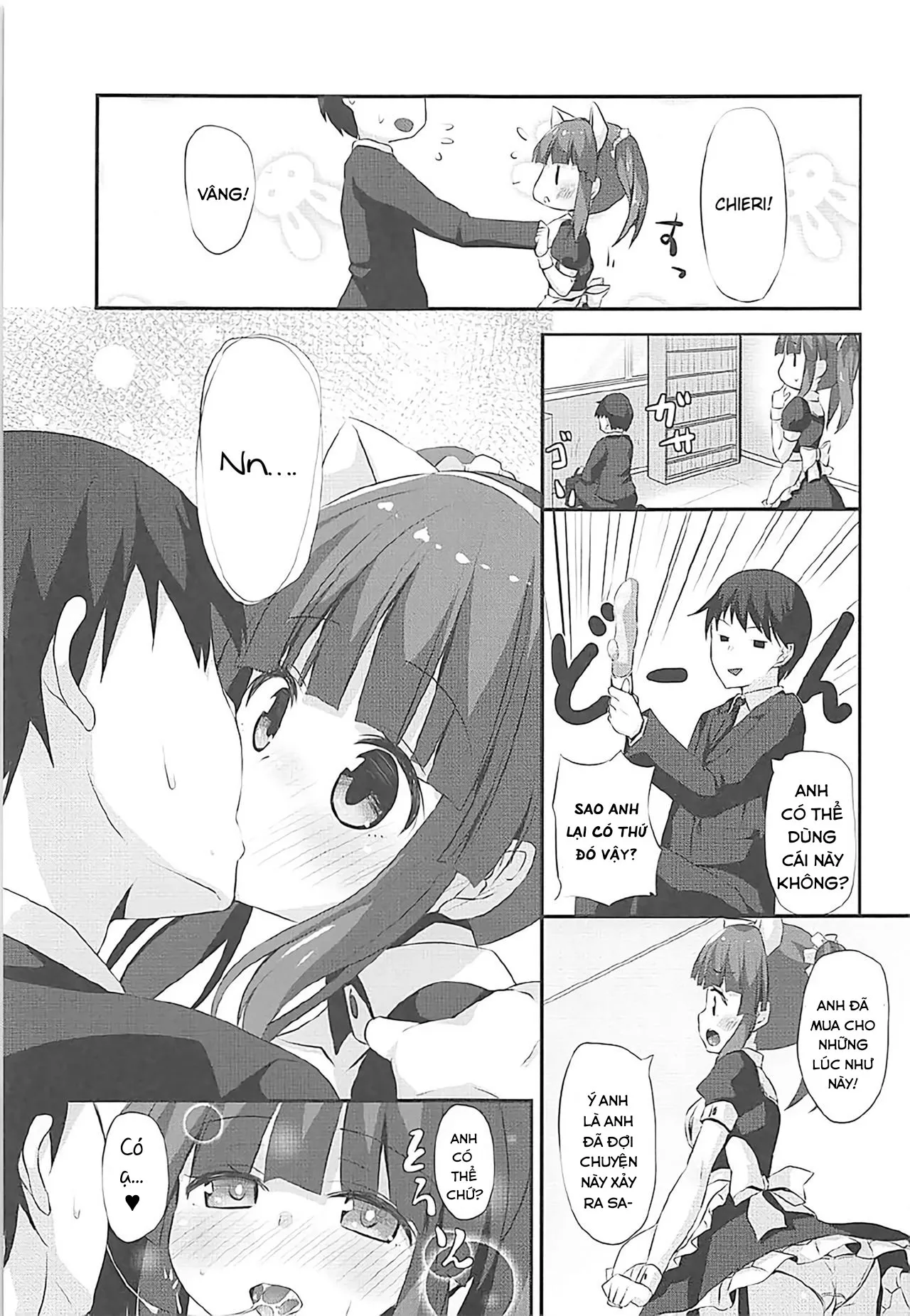 HentaiVN.net - Ảnh 5 - Tai mèo, hầu gái và làm tình với Chieri.(THE IDOLM@STER CINDERELLA GIRLS) [Nekomimi to Maid to Chieri to Ecchi; Cat Ears, Maid, and Sex with Chieri] - Oneshot