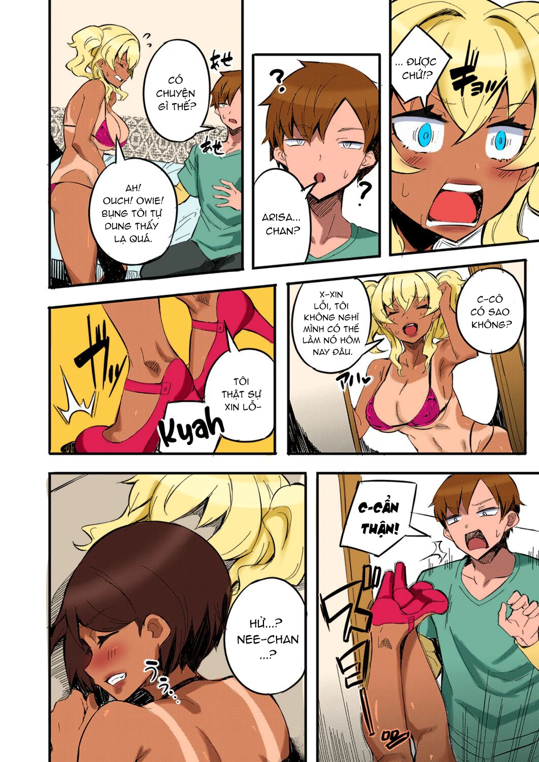 HentaiVN.net - Ảnh 4 - I Ran Into Her for My First Sexual Service ~A Relationship That Overly Deepens Through Forced Skinship [Hatsu Fuuzoku wa Aitsu to Battery ~Kyousei Skinship de Fukamari Sugiru Kankei] - Oneshot Full Color