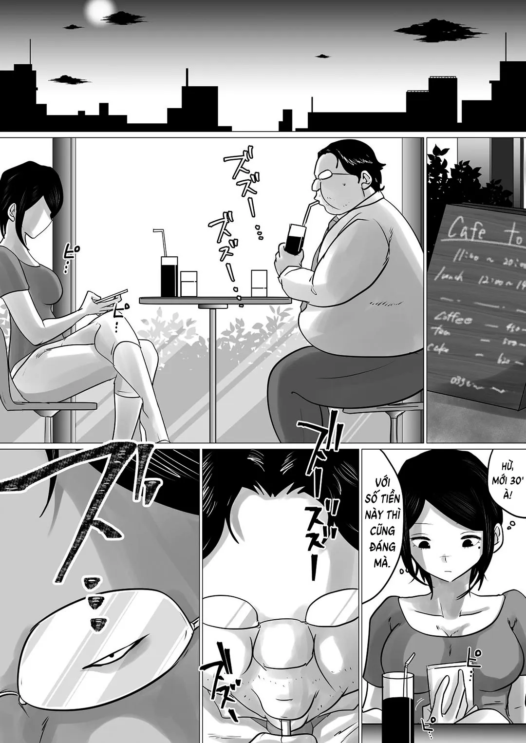 HentaiVN.net - Ảnh 12 - Cô vợ kiêu ngạo bị lão sếp xấu xí khuất phục [Menkui Kouman Tsuma Ga Partsaki No Kimobuta Joushi Ni Otosareta Keii; An Arrogant Wife Who Hates Ugliness Falls For Her Ugly Boss] - Chap 1