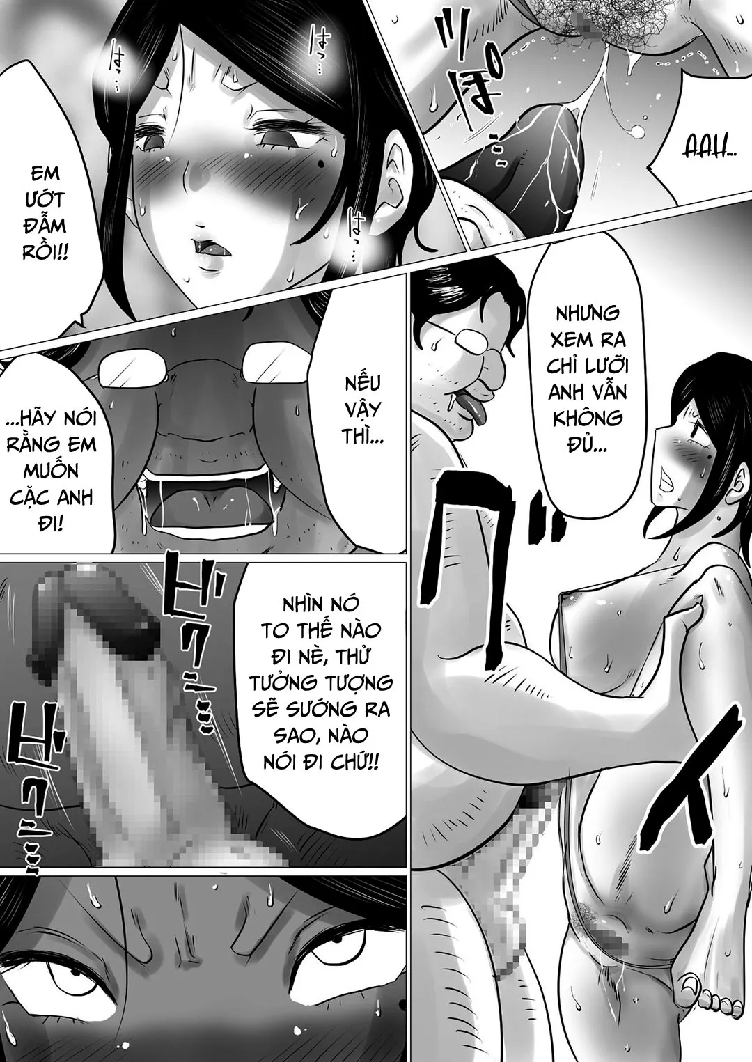 HentaiVN.net - Ảnh 25 - Cô vợ kiêu ngạo bị lão sếp xấu xí khuất phục [Menkui Kouman Tsuma Ga Partsaki No Kimobuta Joushi Ni Otosareta Keii; An Arrogant Wife Who Hates Ugliness Falls For Her Ugly Boss] - Chap 1