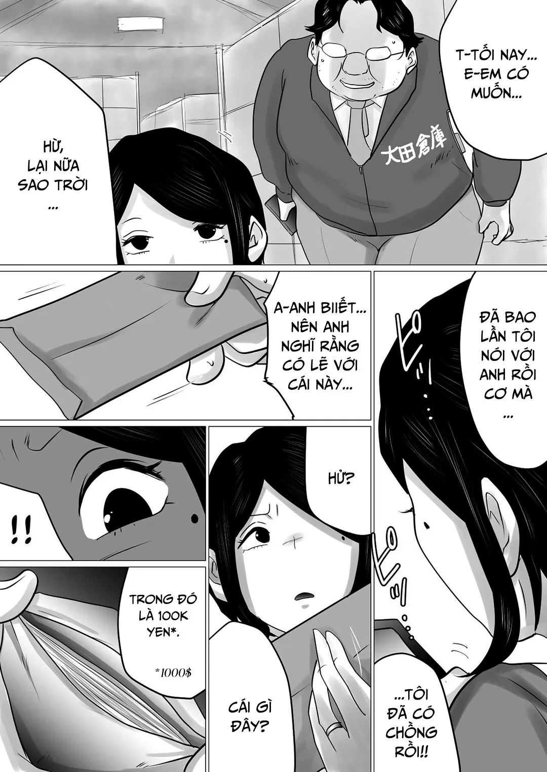 HentaiVN.net - Ảnh 8 - Cô vợ kiêu ngạo bị lão sếp xấu xí khuất phục [Menkui Kouman Tsuma Ga Partsaki No Kimobuta Joushi Ni Otosareta Keii; An Arrogant Wife Who Hates Ugliness Falls For Her Ugly Boss] - Chap 1