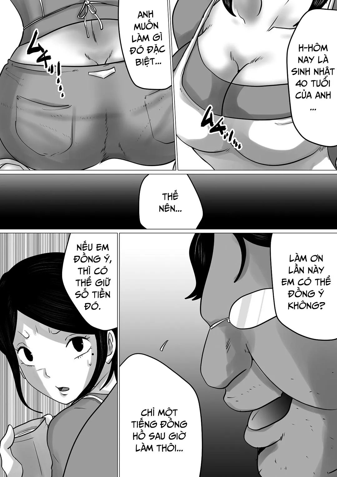HentaiVN.net - Ảnh 9 - Cô vợ kiêu ngạo bị lão sếp xấu xí khuất phục [Menkui Kouman Tsuma Ga Partsaki No Kimobuta Joushi Ni Otosareta Keii; An Arrogant Wife Who Hates Ugliness Falls For Her Ugly Boss] - Chap 1
