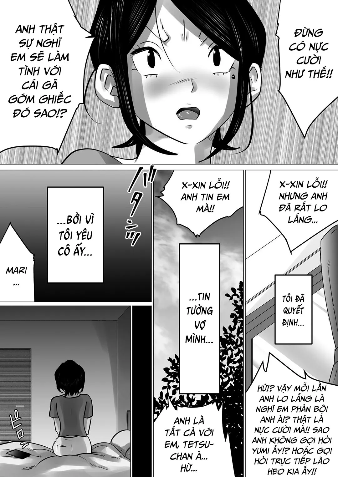 HentaiVN.net - Ảnh 32 - Cô vợ kiêu ngạo bị lão sếp xấu xí khuất phục [Menkui Kouman Tsuma Ga Partsaki No Kimobuta Joushi Ni Otosareta Keii; An Arrogant Wife Who Hates Ugliness Falls For Her Ugly Boss] - Chap 2 - [END]