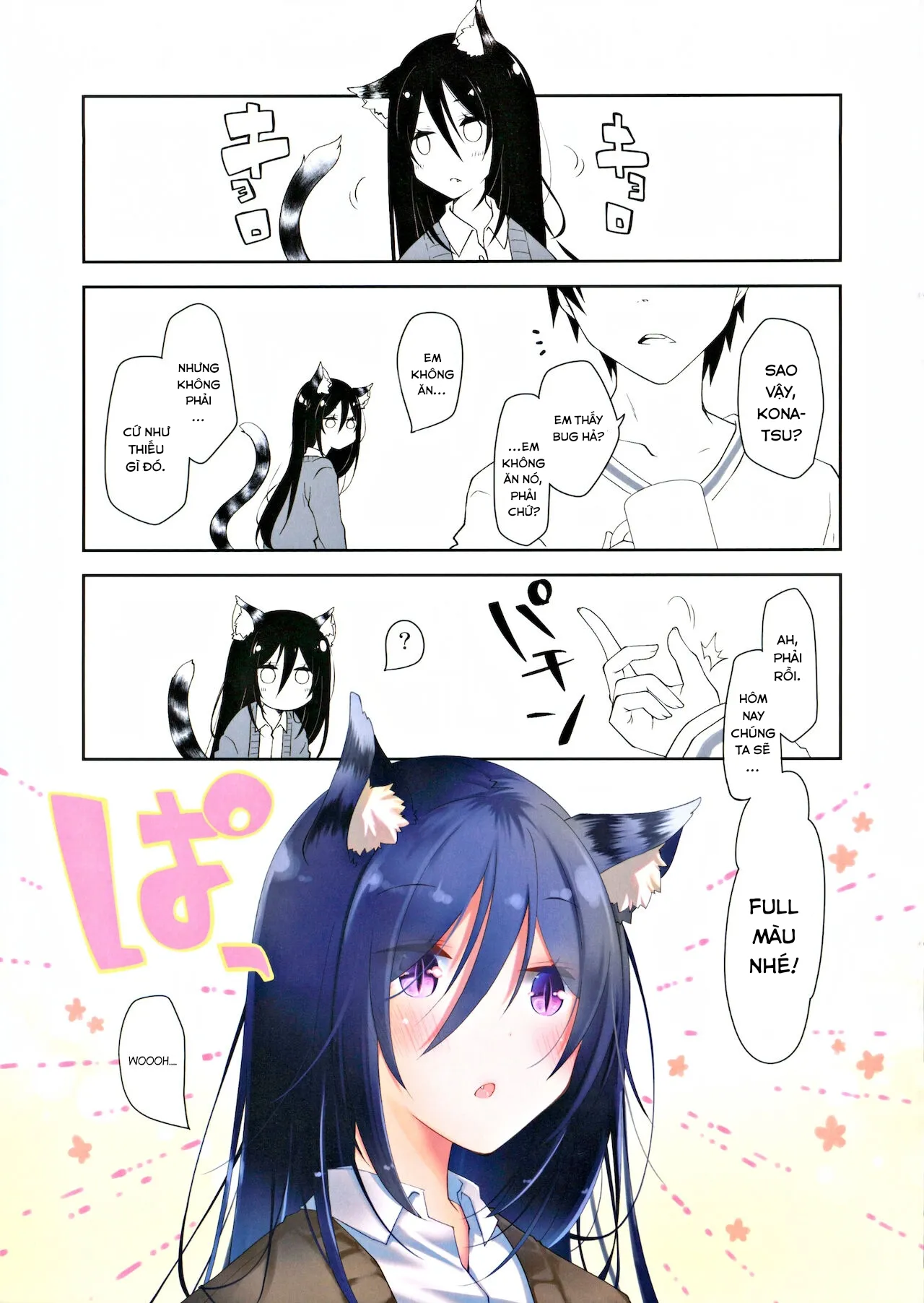 HentaiVN.net - Ảnh 4 - Mimi to Shippo to Irodori no Aru Icha Love Sex - Oneshot
