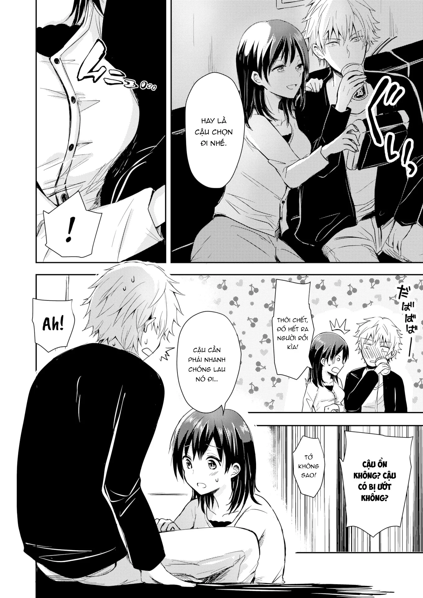 HentaiVN.net - Ảnh 9 - Nghỉ xả hơi & Rơi vào lưới tình - Oneshot